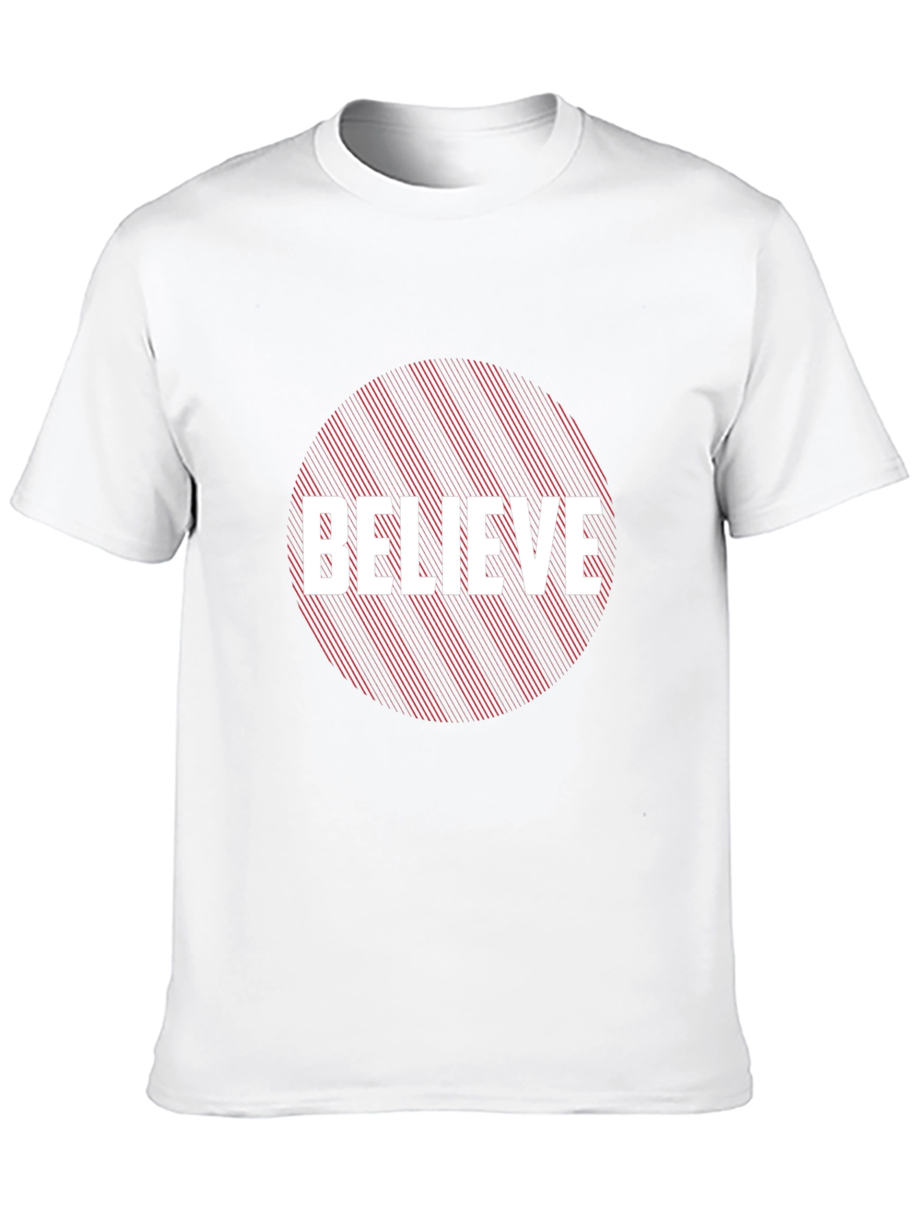 Believe Graphic Tee - Black Cotton Blend