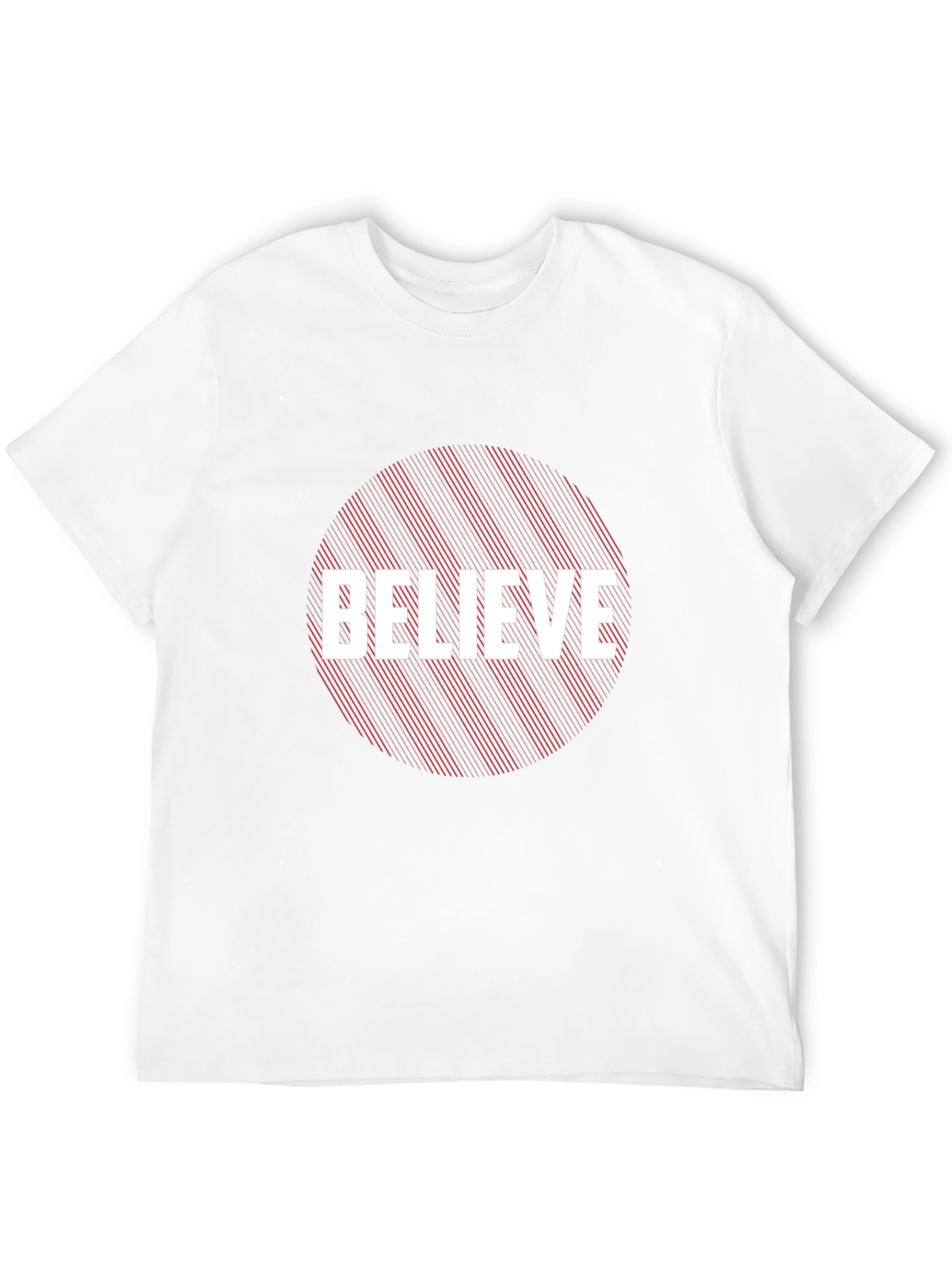 Believe Graphic Tee - Black Cotton Blend