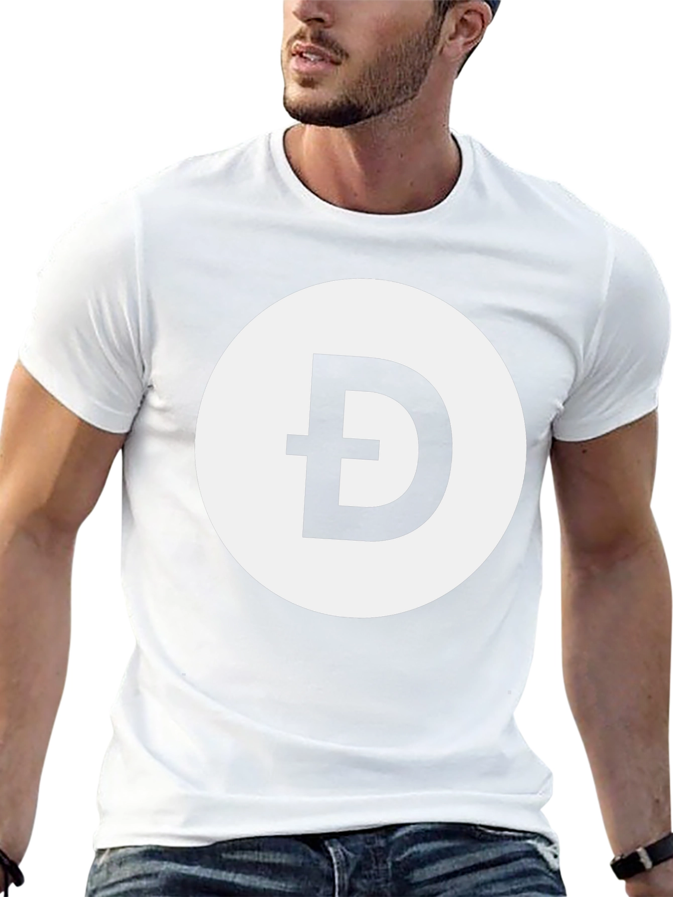 Đ T-Shirt - Unique Circle Design