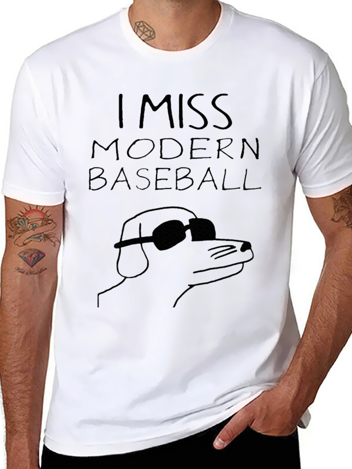 I Miss Modern Baseball Graphic Tee