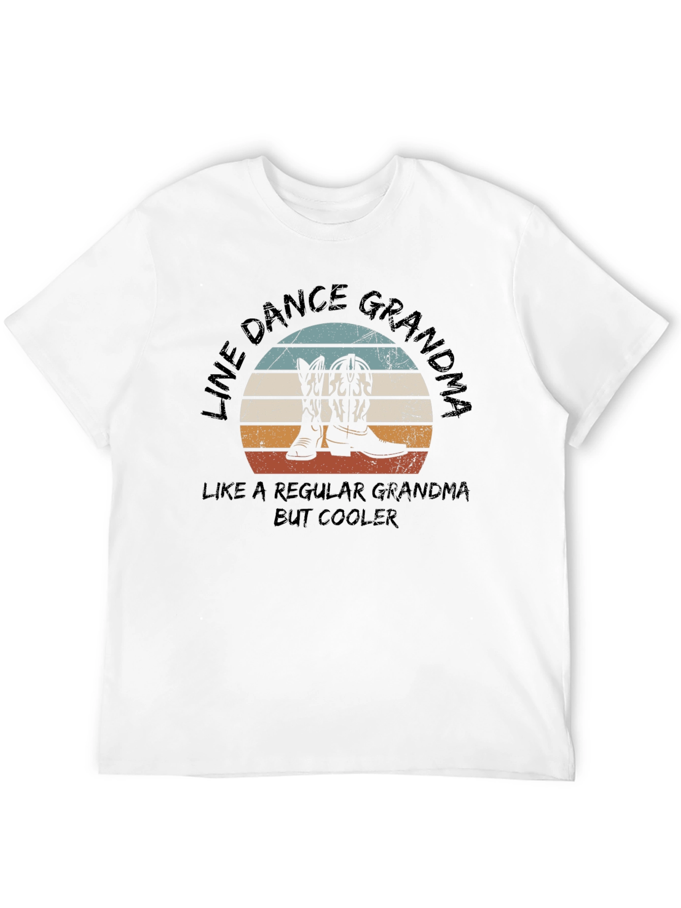 Line Dance Grandma Graphic T-Shirt