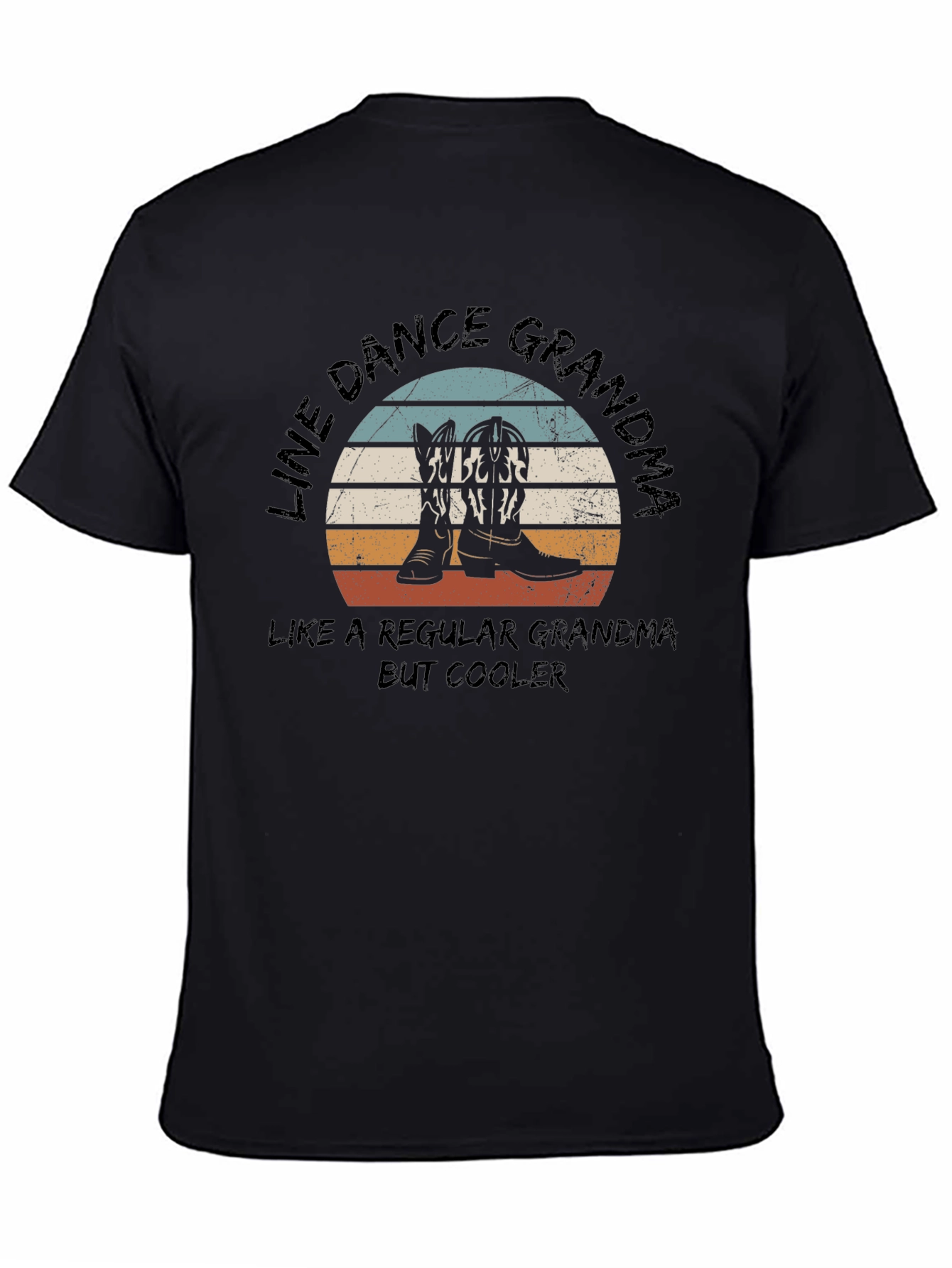 Line Dance Grandma Graphic T-Shirt