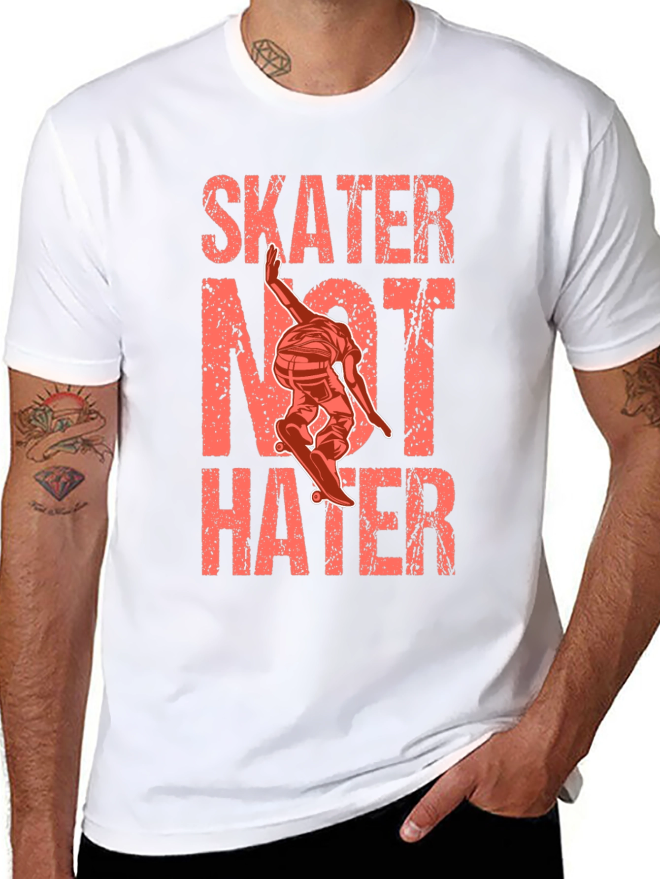 Skater Not Hater Graphic Tee