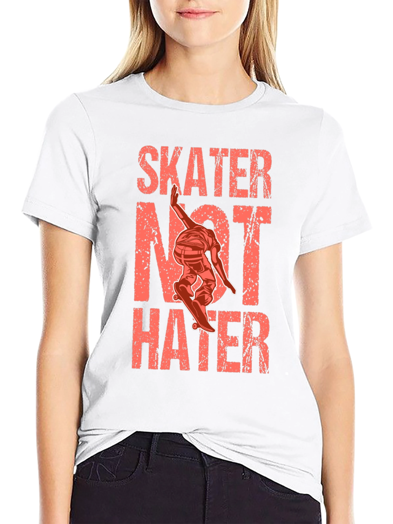 Skater Not Hater Graphic Tee