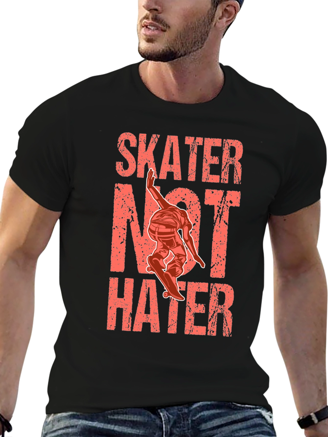 Skater Not Hater Graphic Tee
