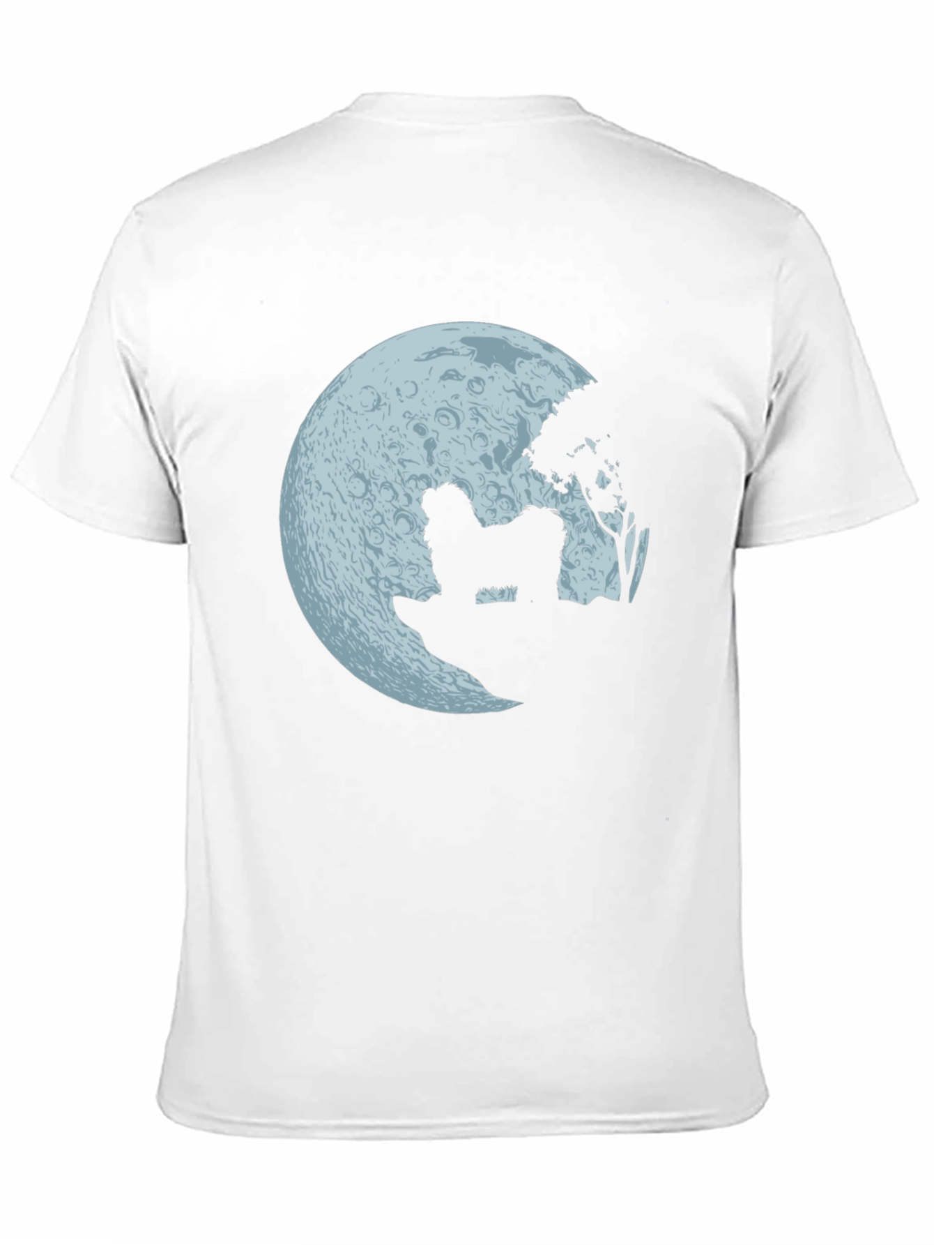Moonlit Dog Graphic Tee - Mens Black T-Shirt