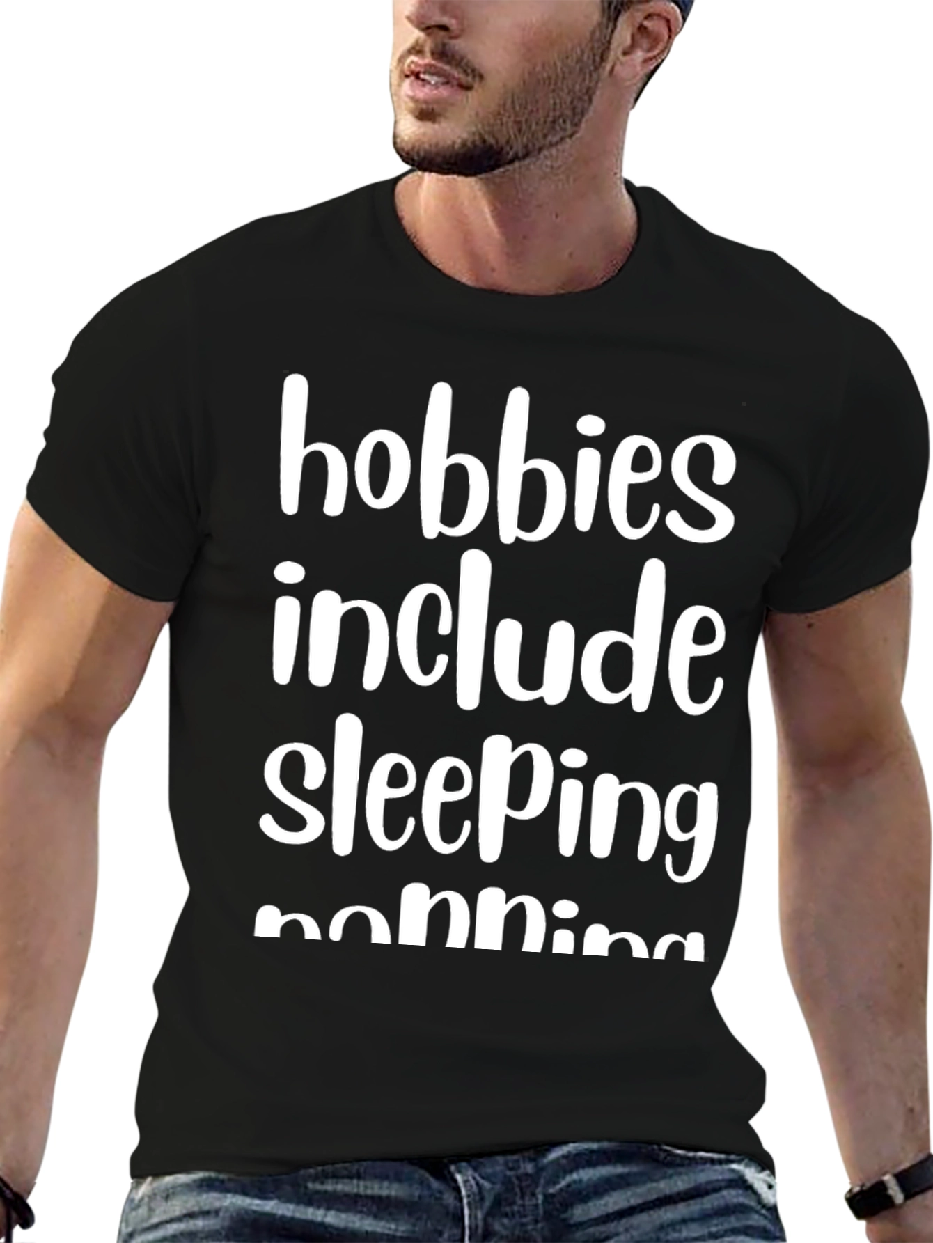 Hobbies Include Sleeping Napping Graphic Tee