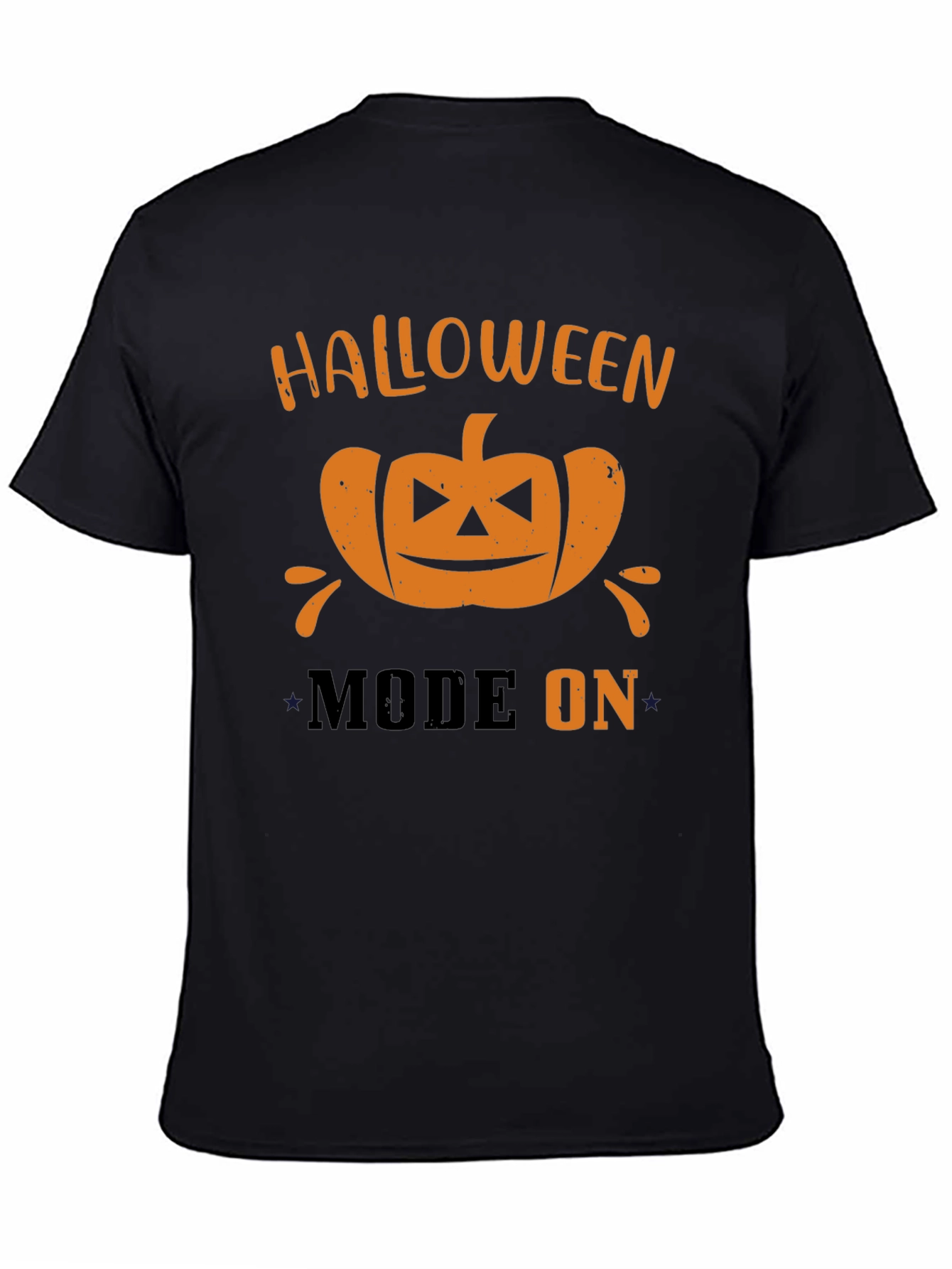 Halloween Mode On T-Shirt - Pumpkin Graphic