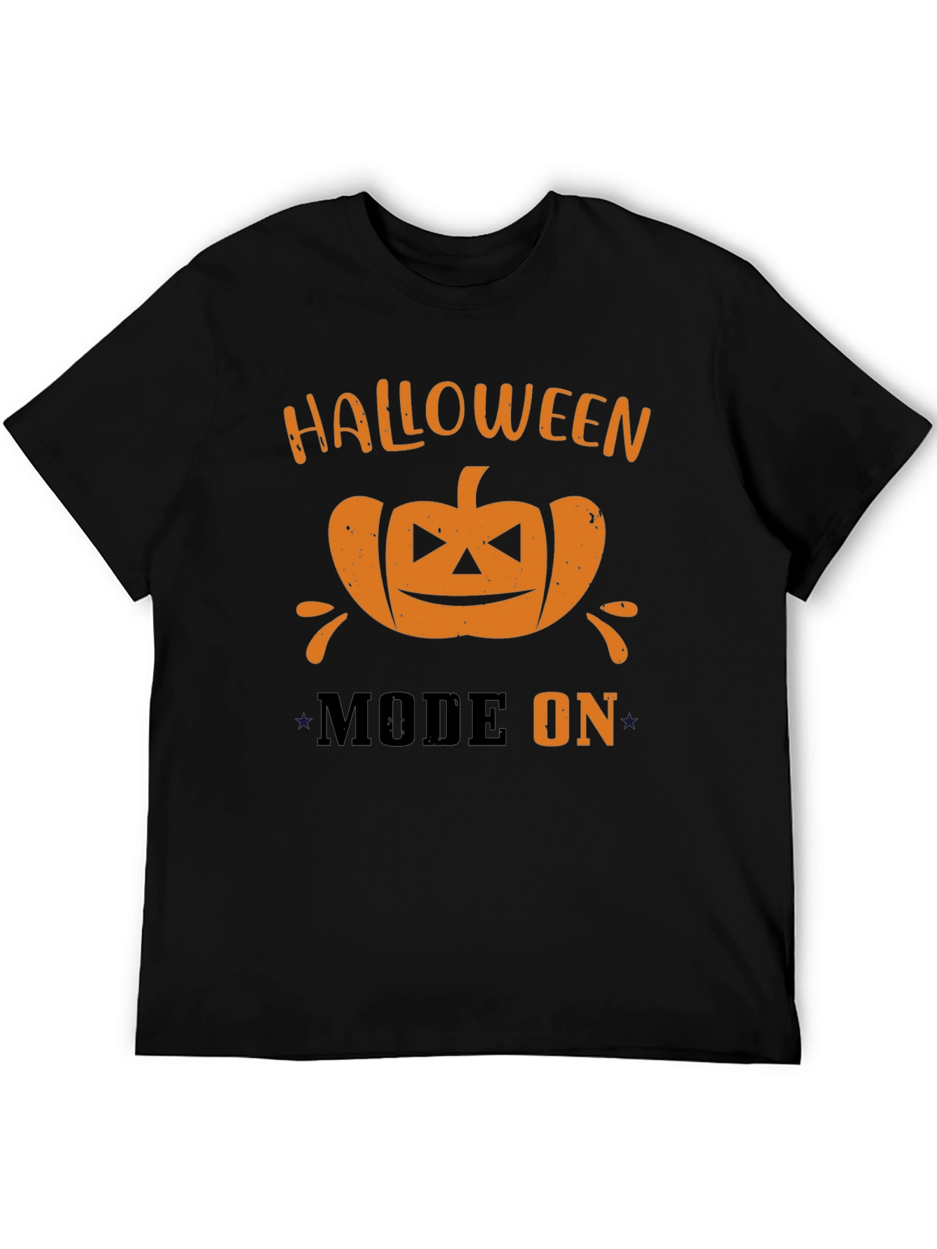 Halloween Mode On T-Shirt - Pumpkin Graphic