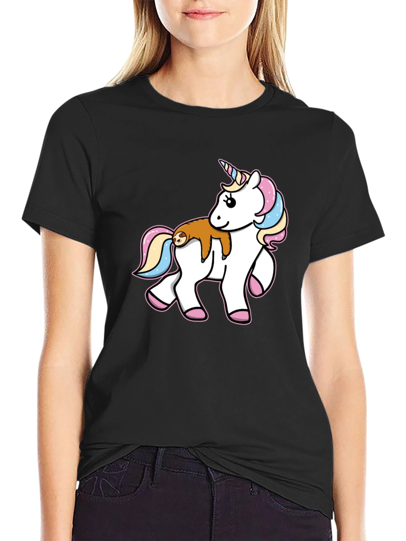 Unicorn & Sloth Graphic Tee