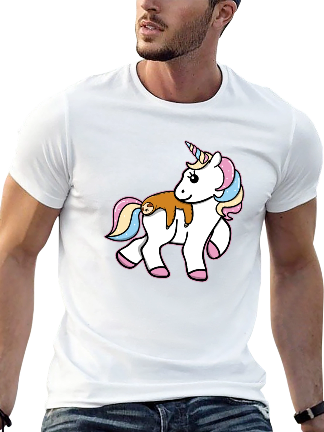 Unicorn & Sloth Graphic Tee