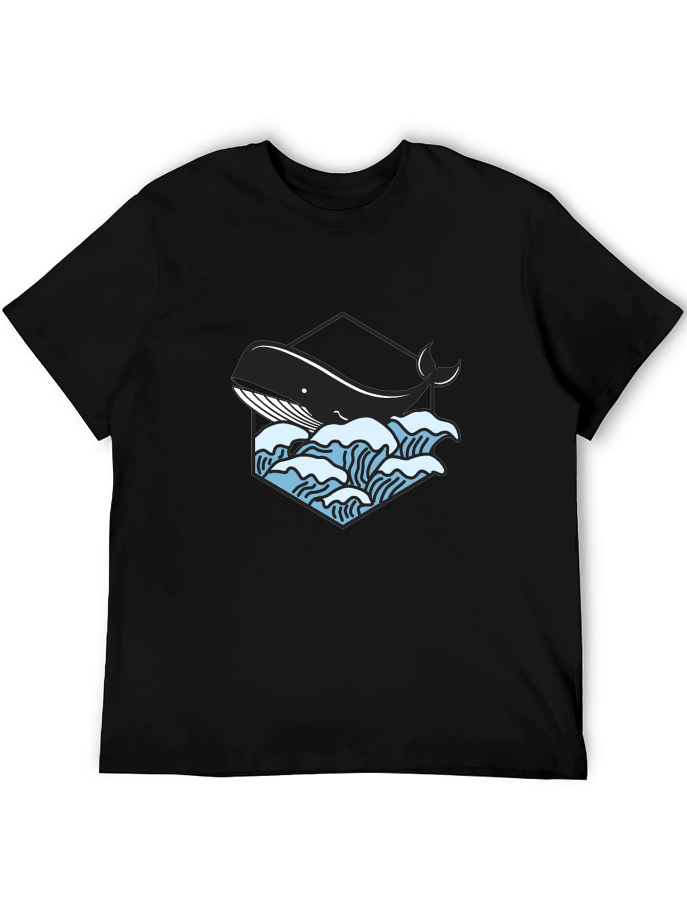 Whale Graphic Tee - Cool Ocean Design