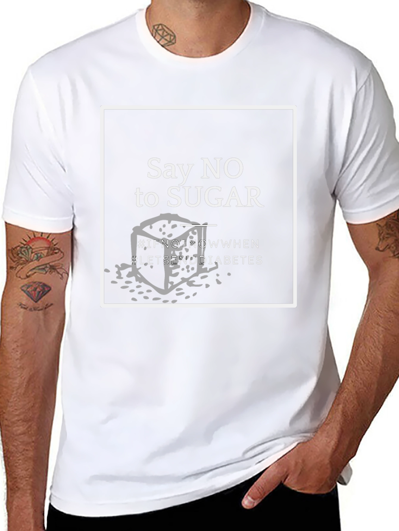 Say NO to Sugar T-Shirt - End Diabetes