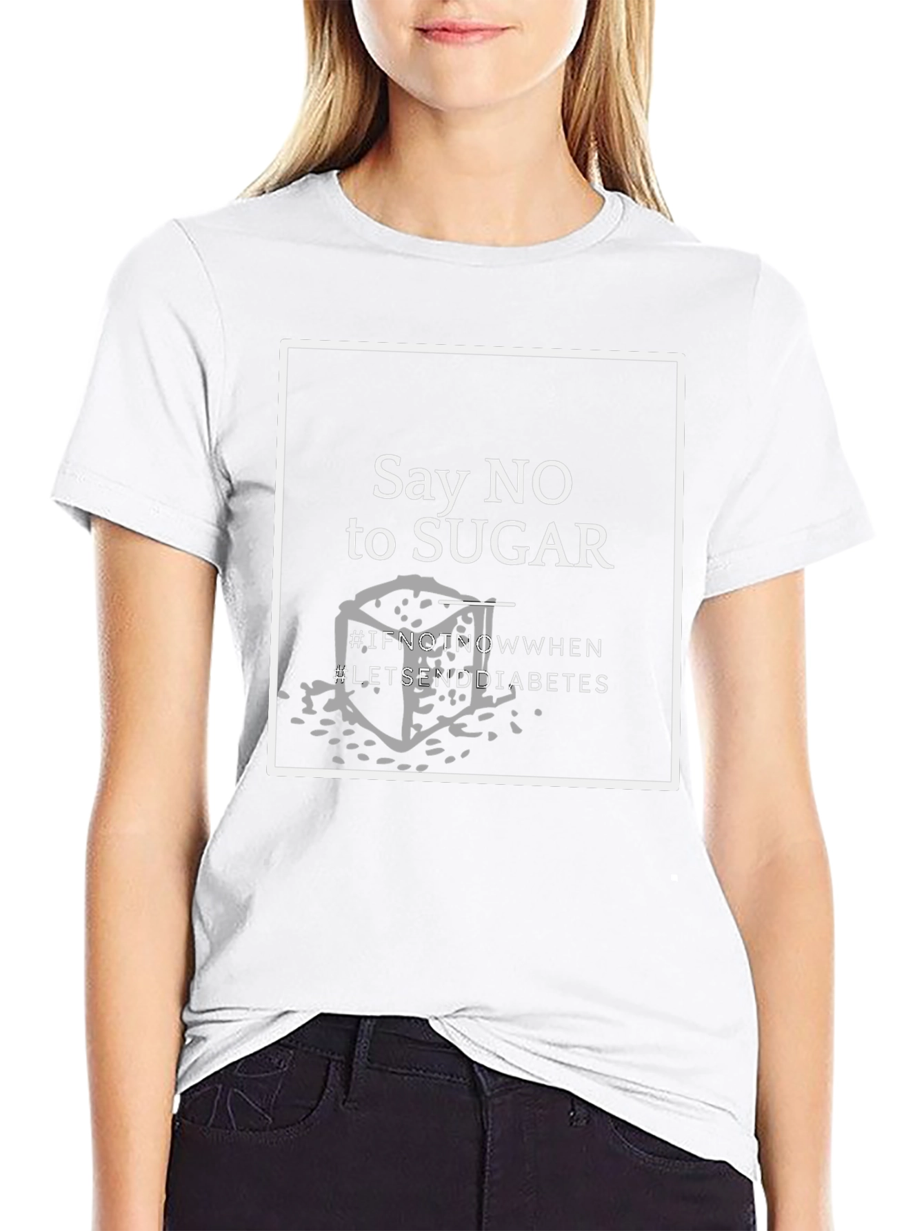 Say NO to Sugar T-Shirt - End Diabetes