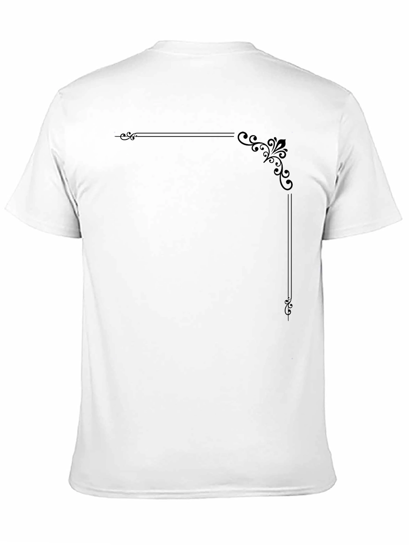 Elegant Black Graphic Tee