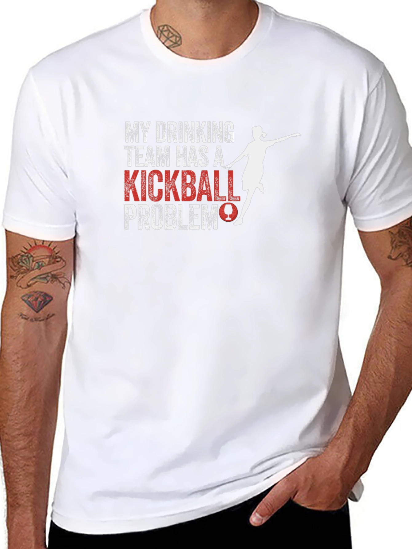 Kickball Drinking Team Graphic Tee