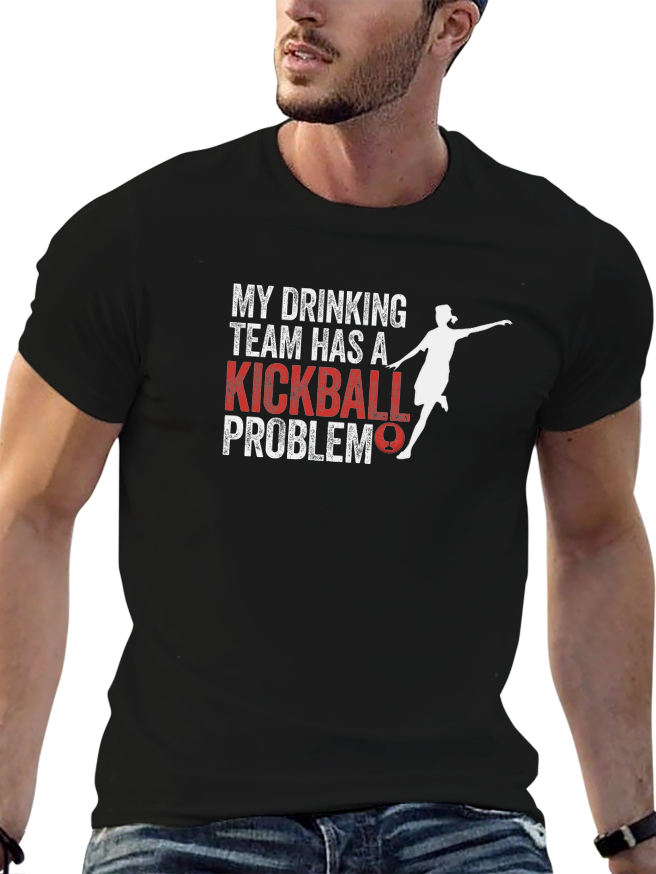 Kickball Drinking Team Graphic Tee