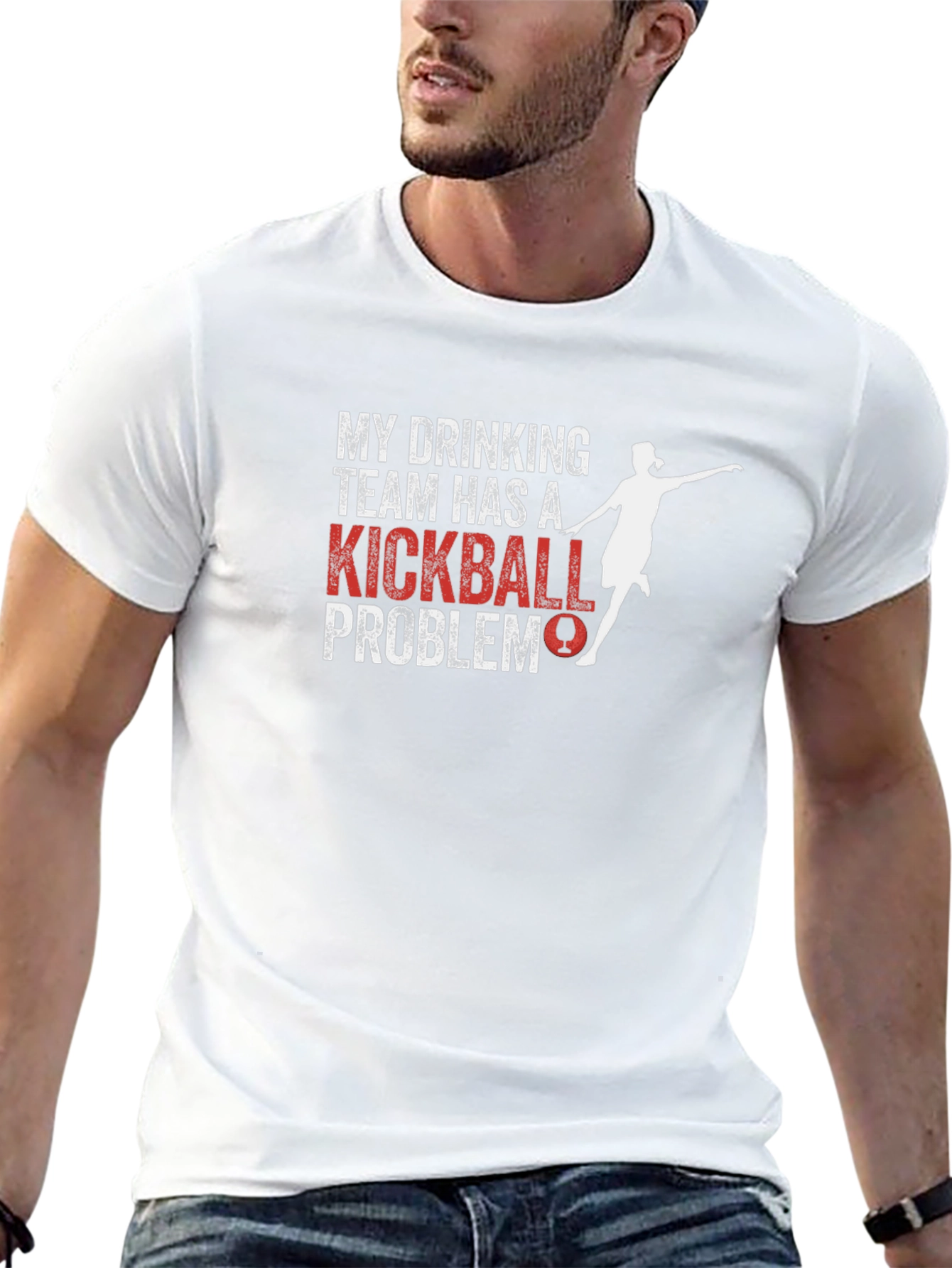 Kickball Drinking Team Graphic Tee