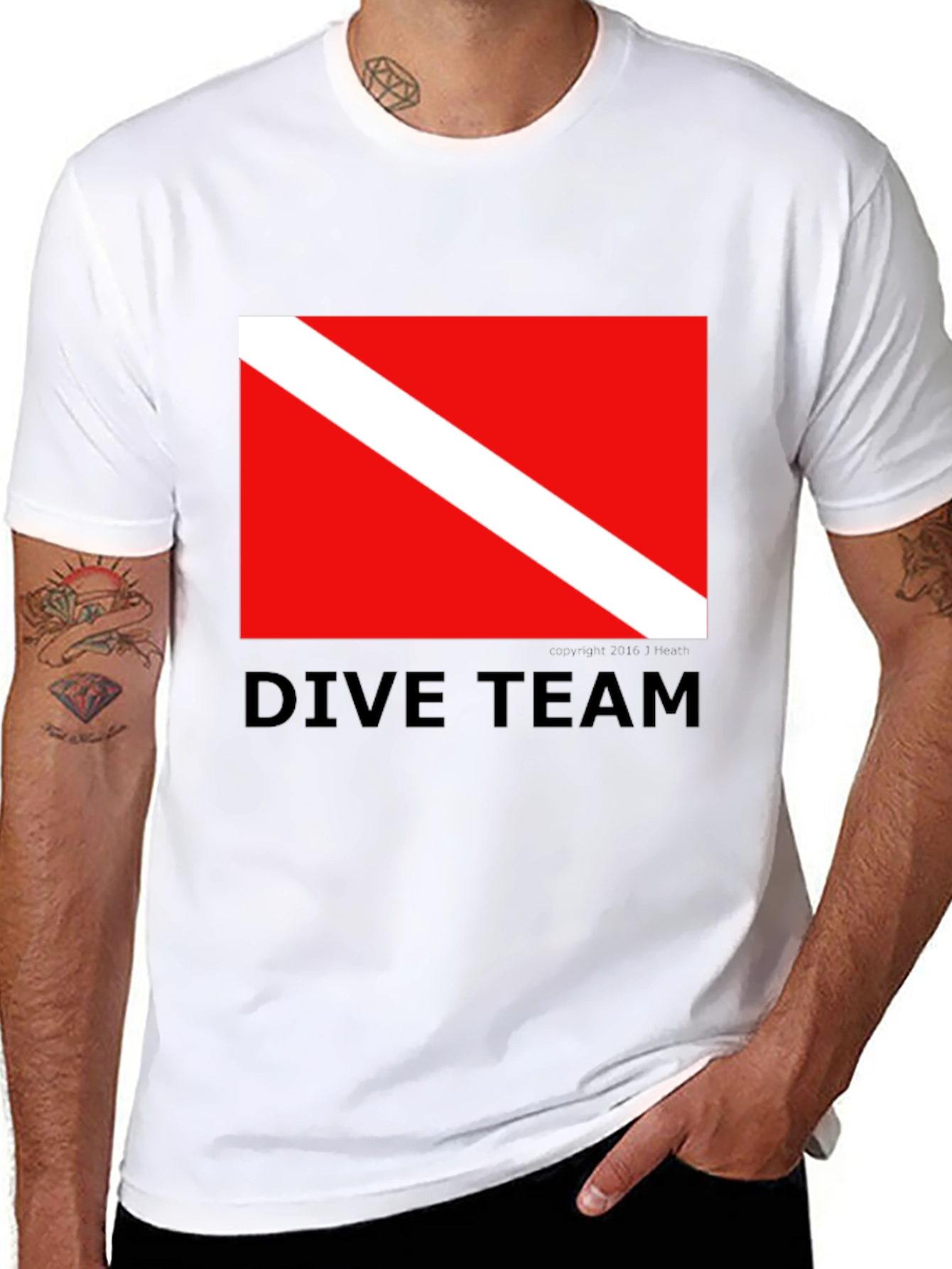 Dive Team Graphic Tee - Scuba Diving Enthusiast Shirt