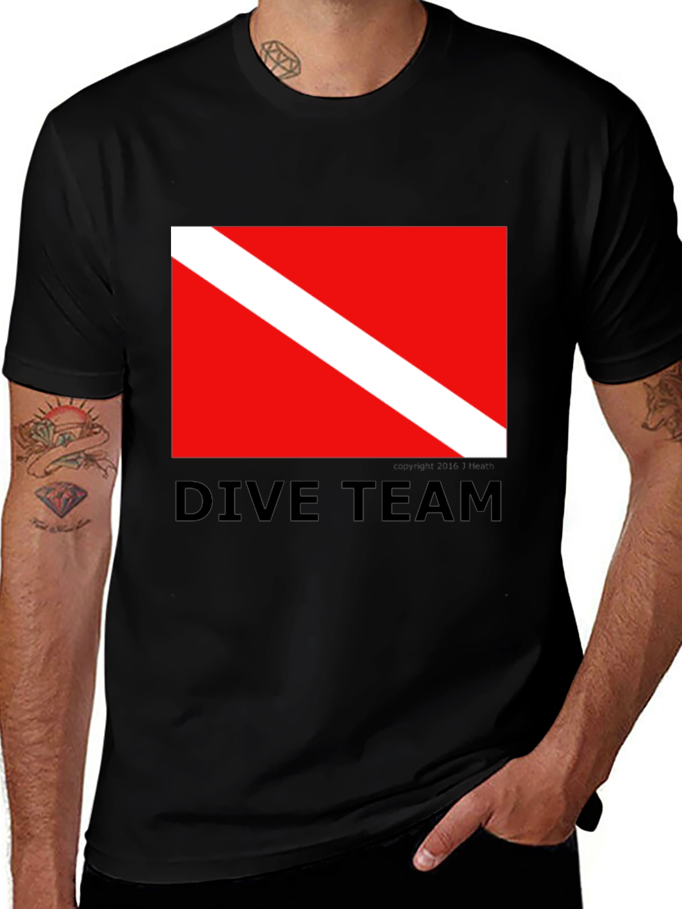 Dive Team Graphic Tee - Scuba Diving Enthusiast Shirt