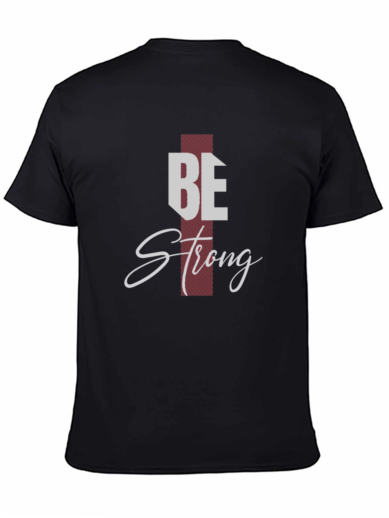 Be Strong Black Graphic Tee