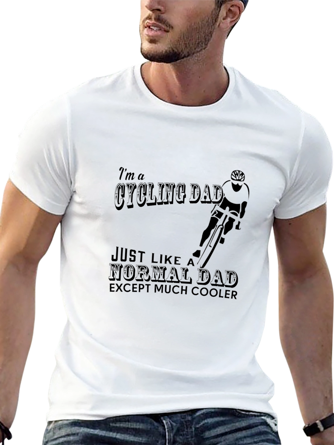 Cycling Dad T-Shirt: Cool Fathers Day Gift