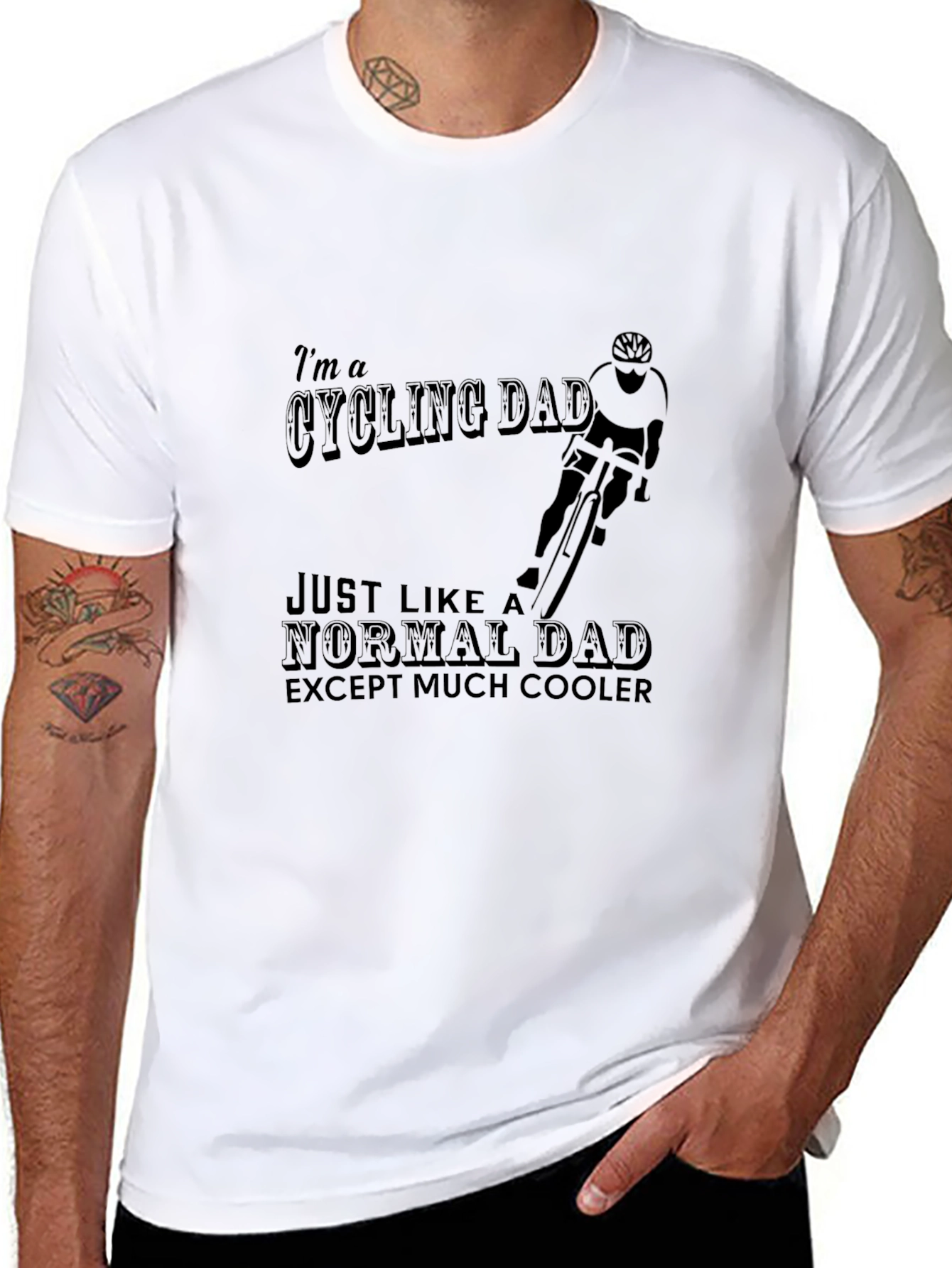 Cycling Dad T-Shirt: Cool Fathers Day Gift
