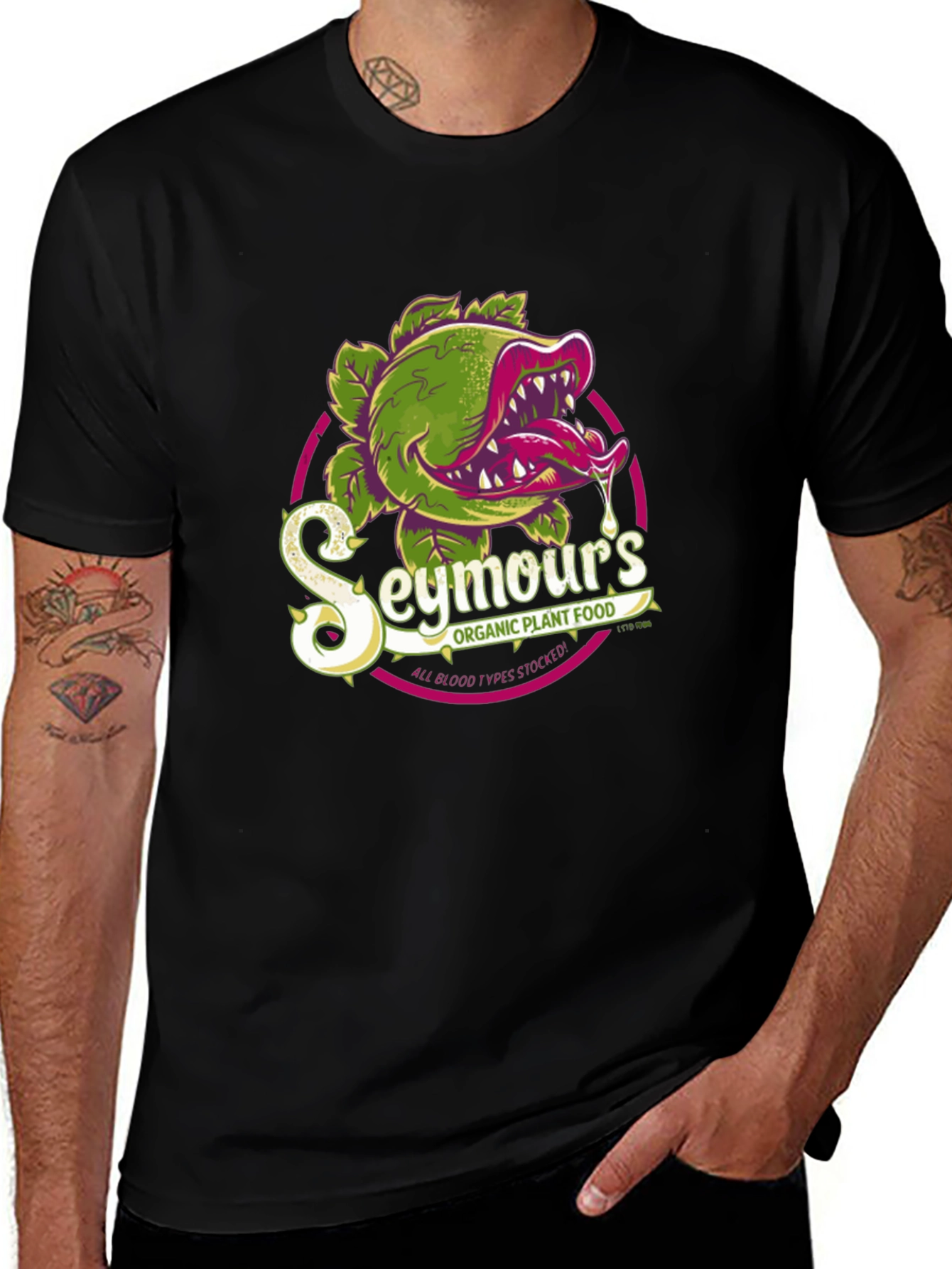 Seymours Organic Plant Food Graphic T-Shirt