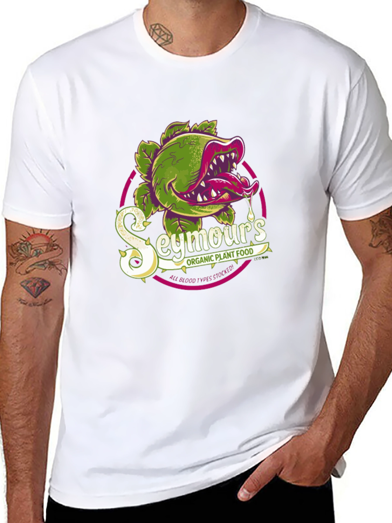 Seymours Organic Plant Food Graphic T-Shirt