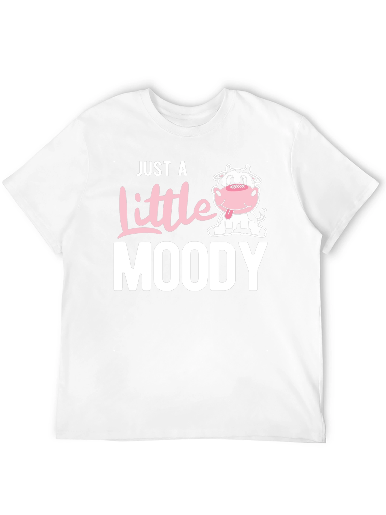 Just a Little Moody Cow Graphic T-Shirt