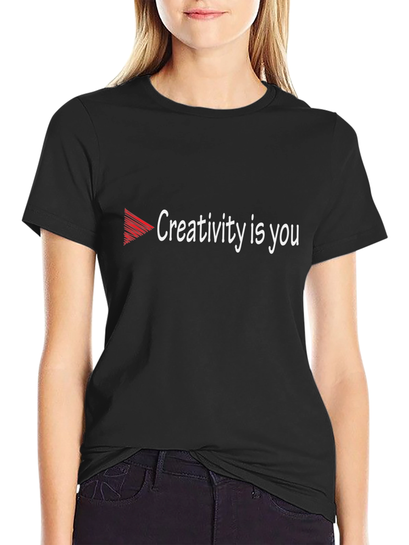 Creativity is you T-shirt - Black