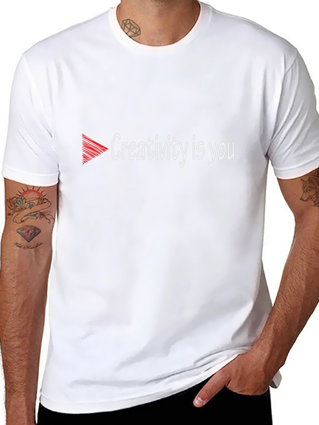 Creativity is you T-shirt - Black