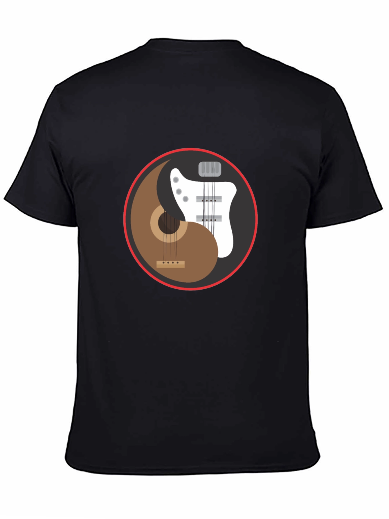 Yin Yang Guitar T-Shirt - Harmony Music Tee