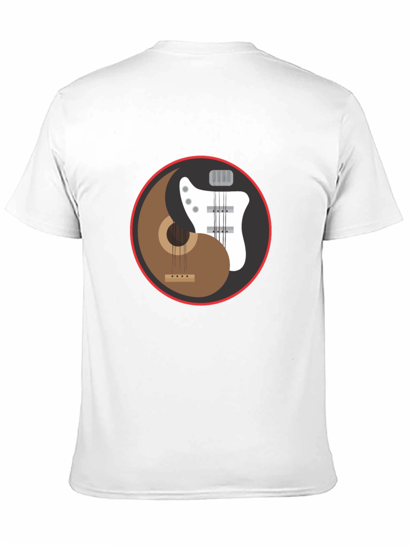 Yin Yang Guitar T-Shirt - Harmony Music Tee