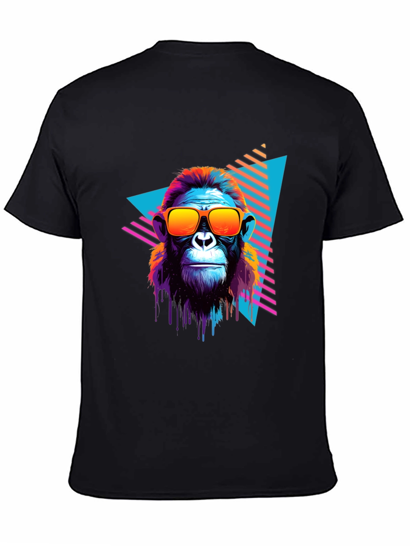 Retro Monkey Graphic Tee - Cool Ape T-Shirt