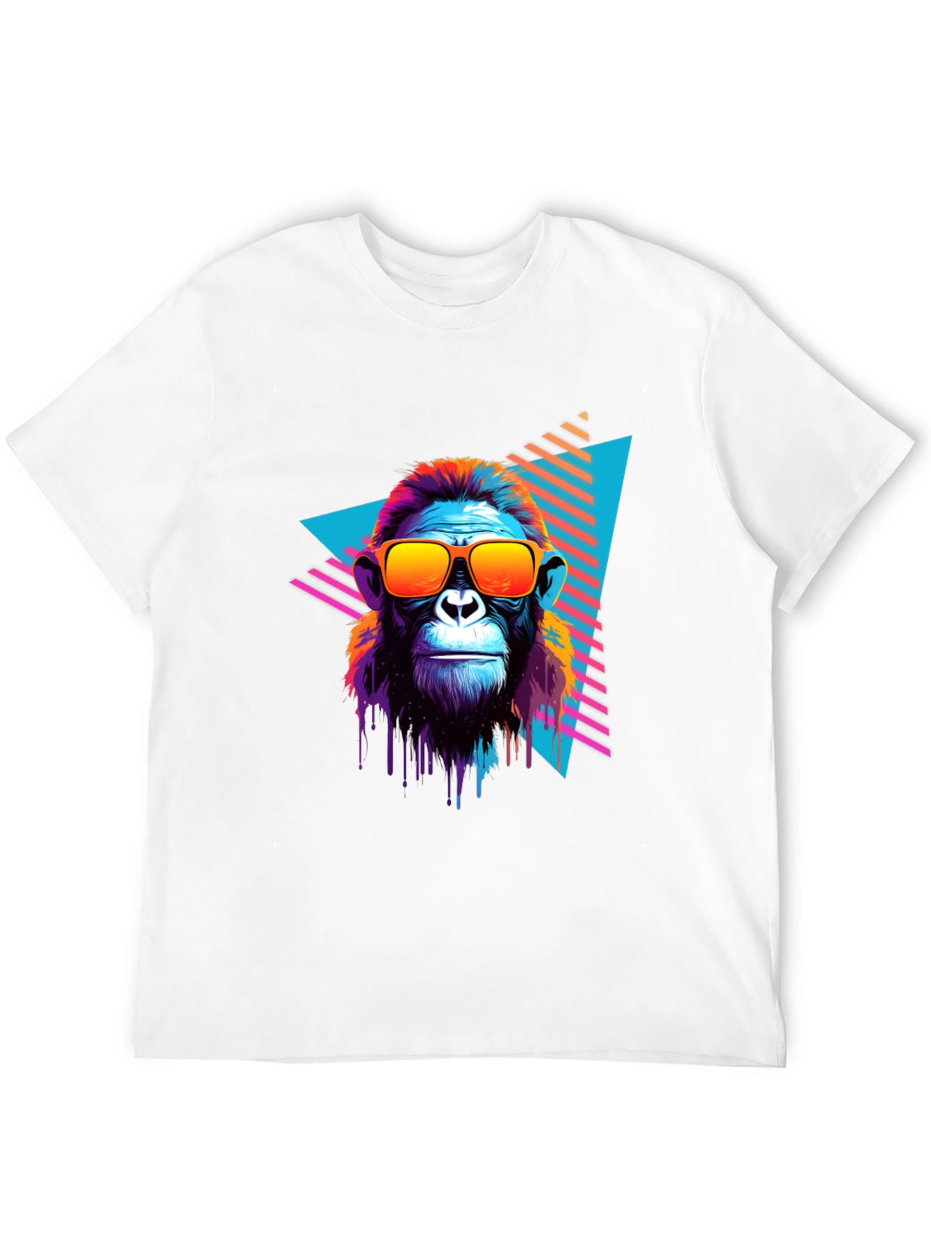 Retro Monkey Graphic Tee - Cool Ape T-Shirt