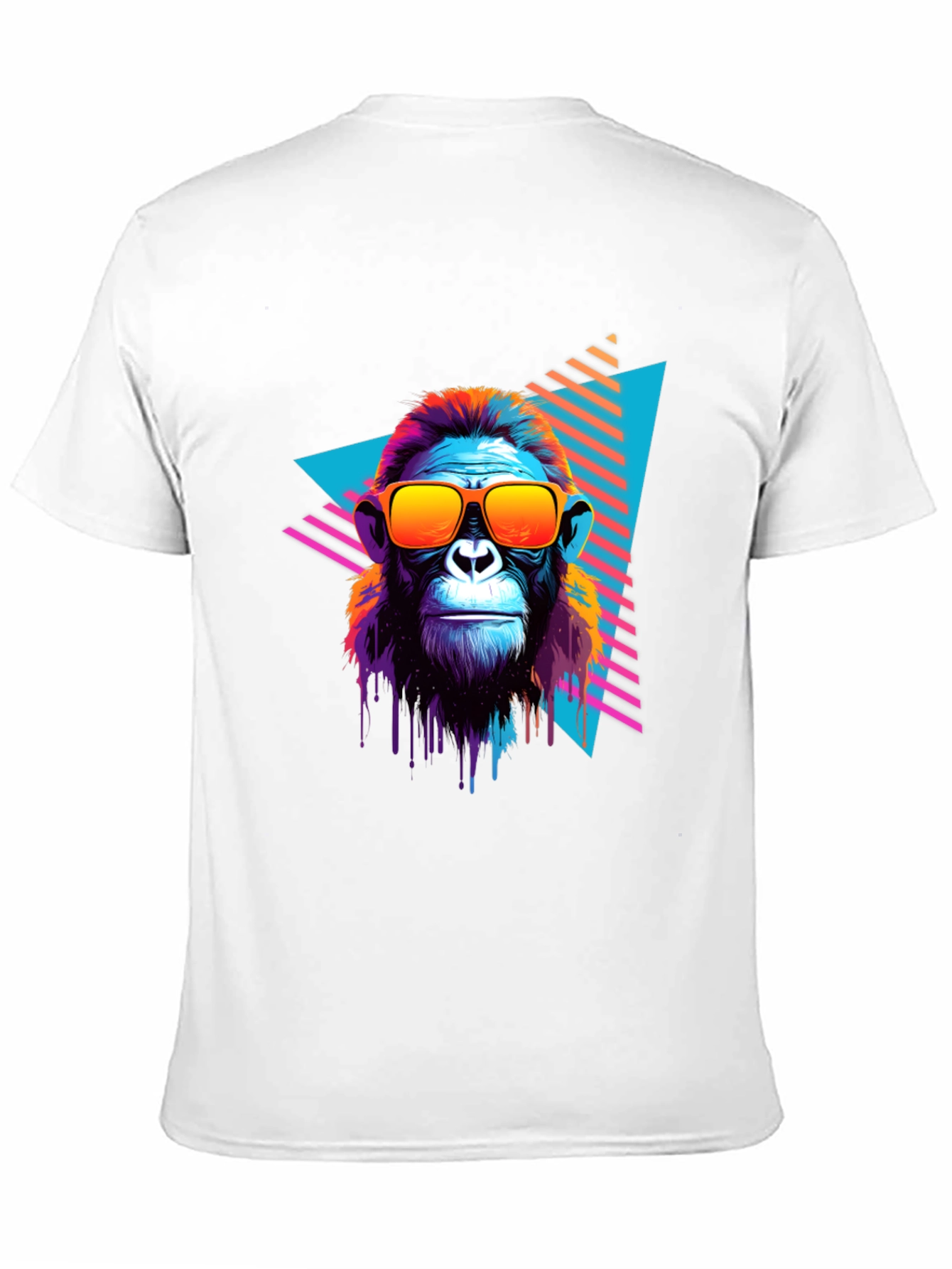 Retro Monkey Graphic Tee - Cool Ape T-Shirt