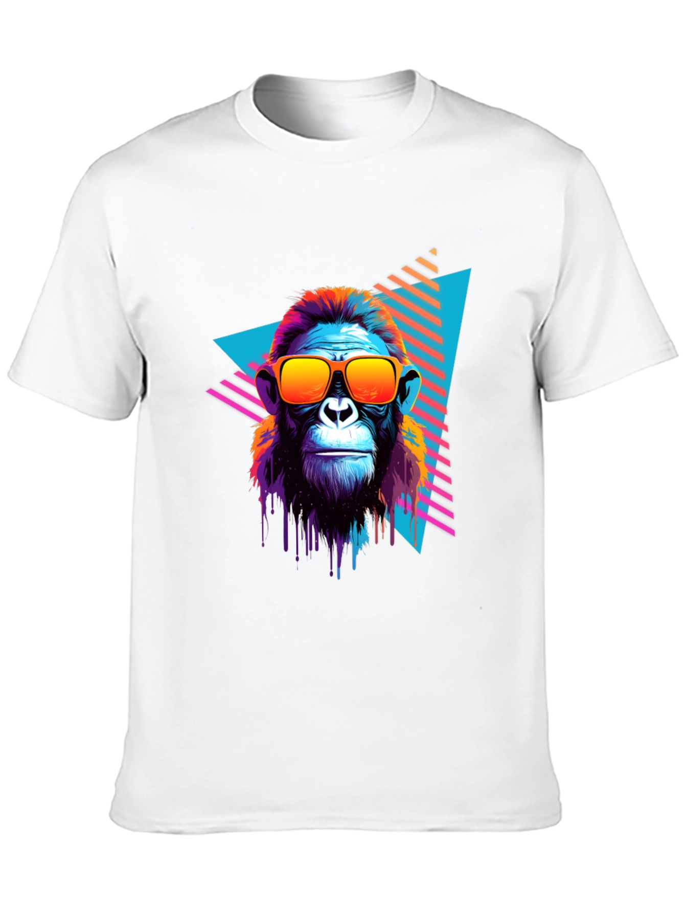 Retro Monkey Graphic Tee - Cool Ape T-Shirt