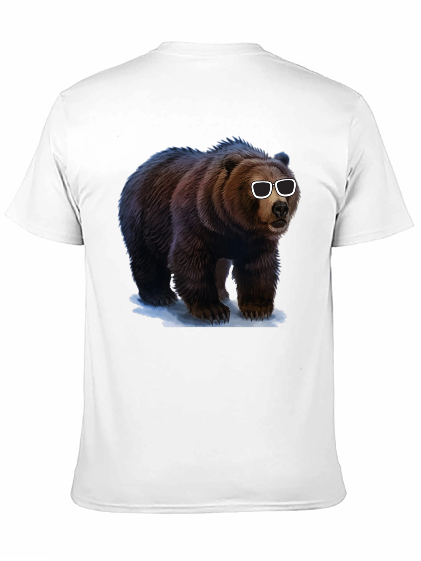 Cool Bear Graphic Tee - Black Cotton T-Shirt