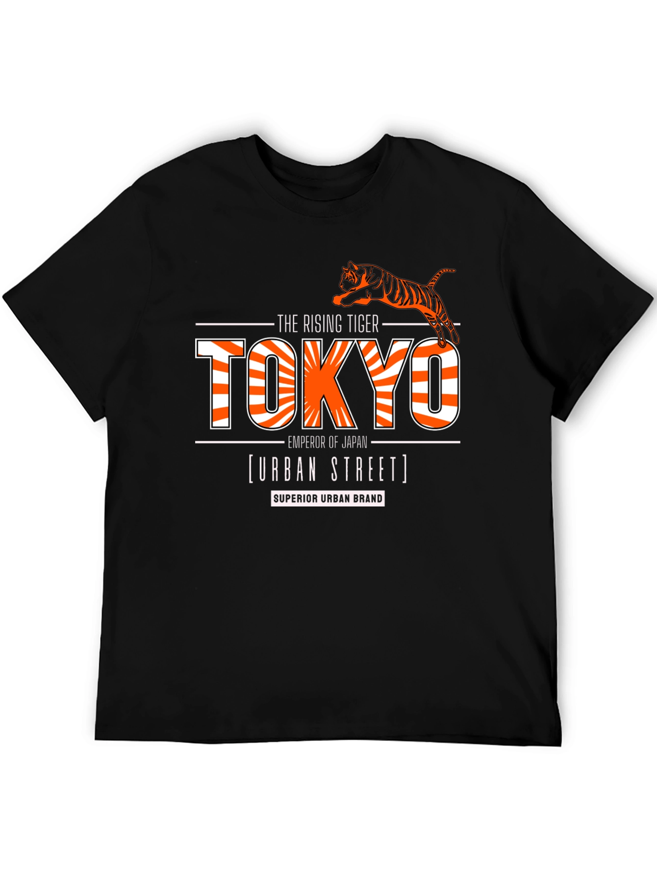 Tokyo Rising Tiger Graphic Print Tee