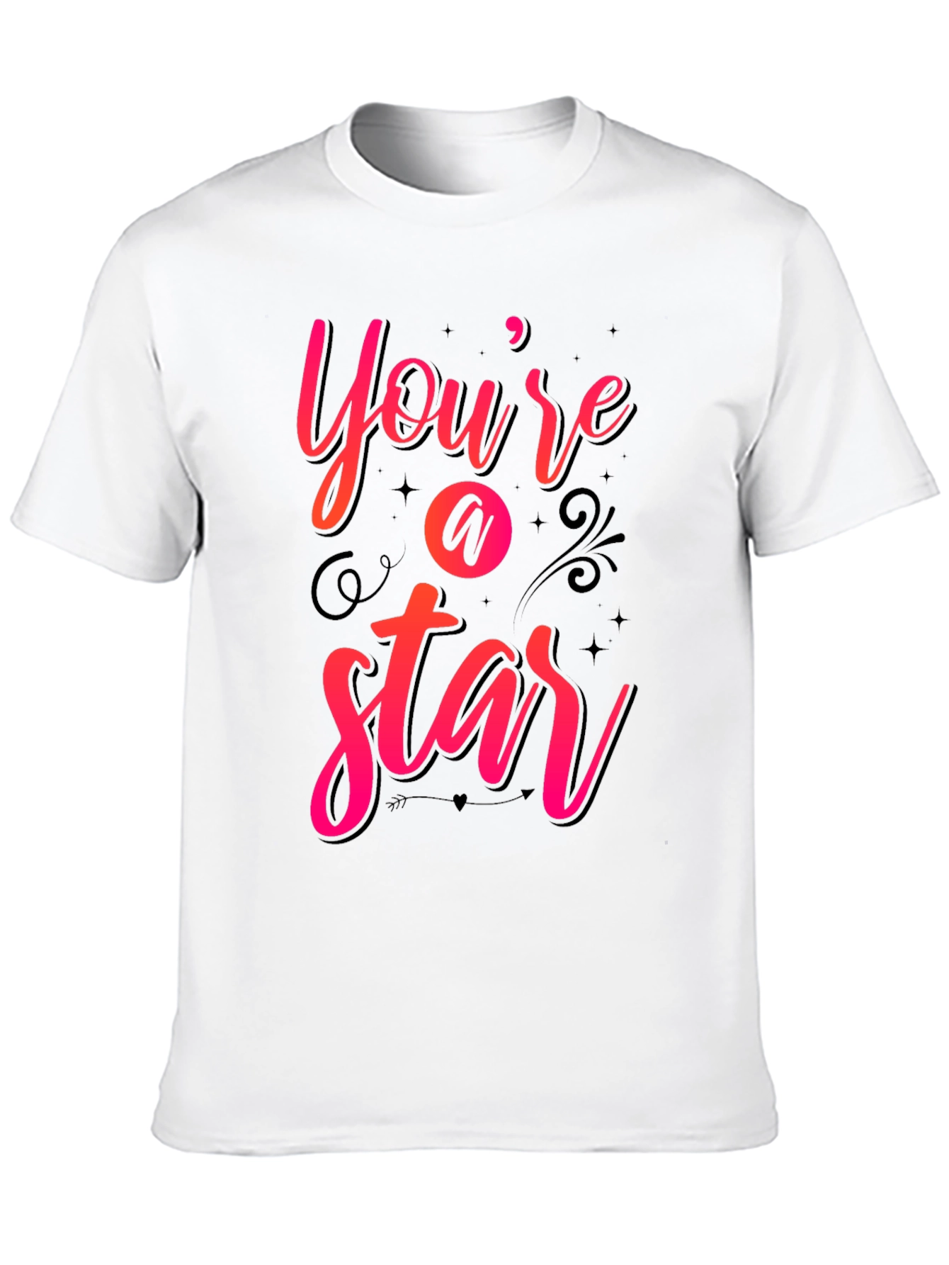 Youre a Star Graphic T-Shirt - Black