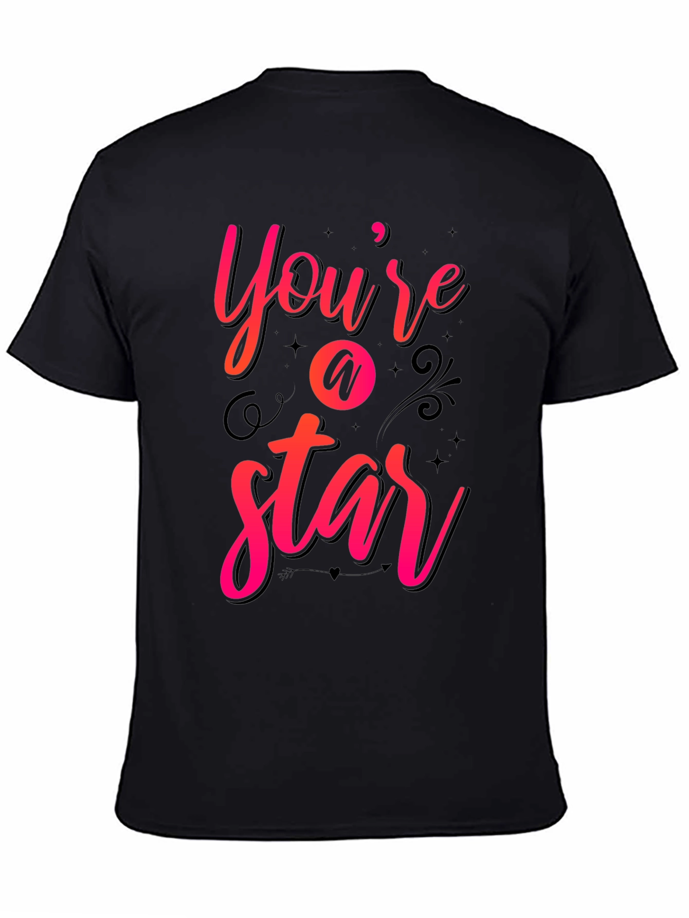 Youre a Star Graphic T-Shirt - Black