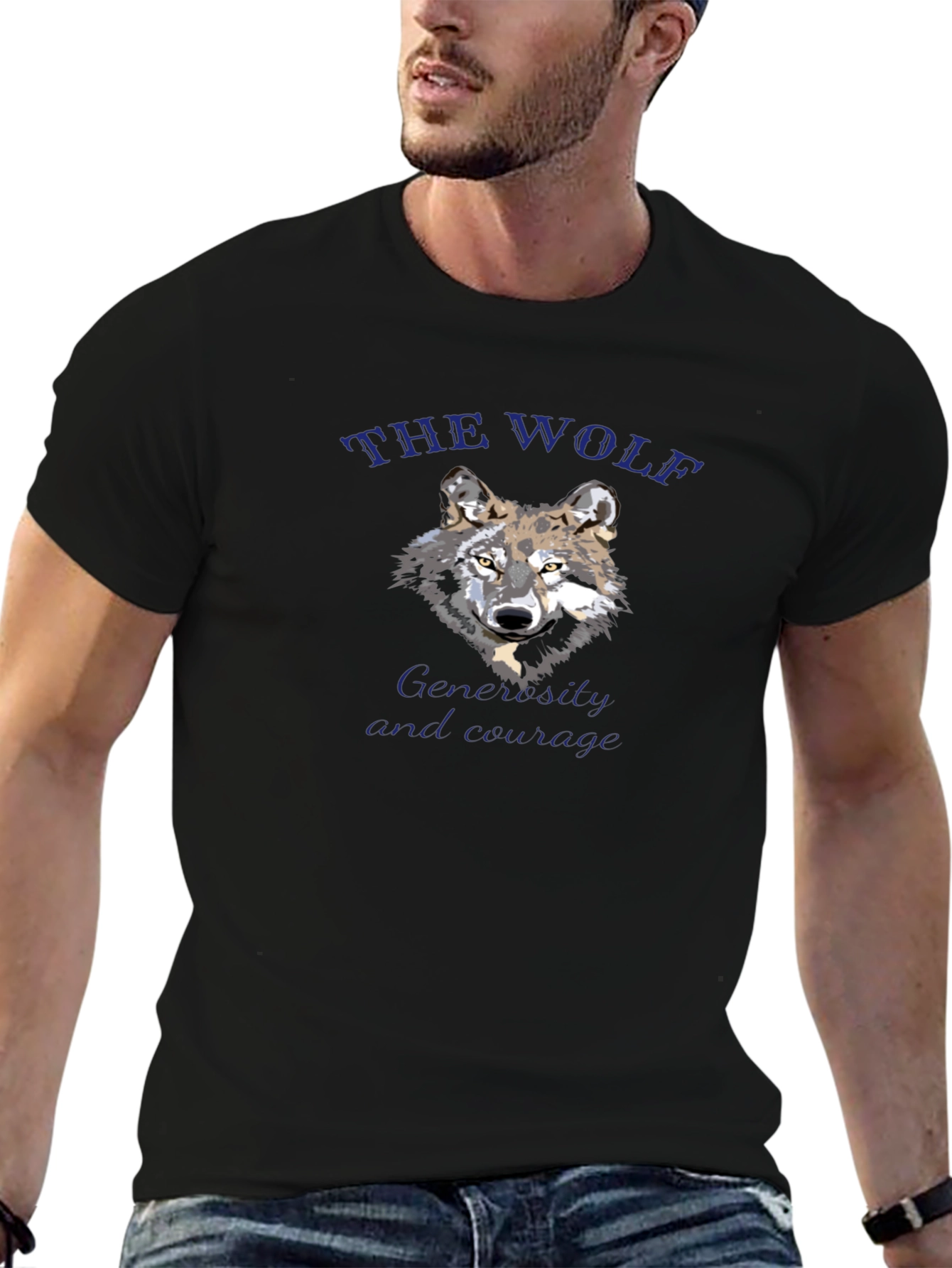 The Wolf Graphic Tee - Generosity and Courage