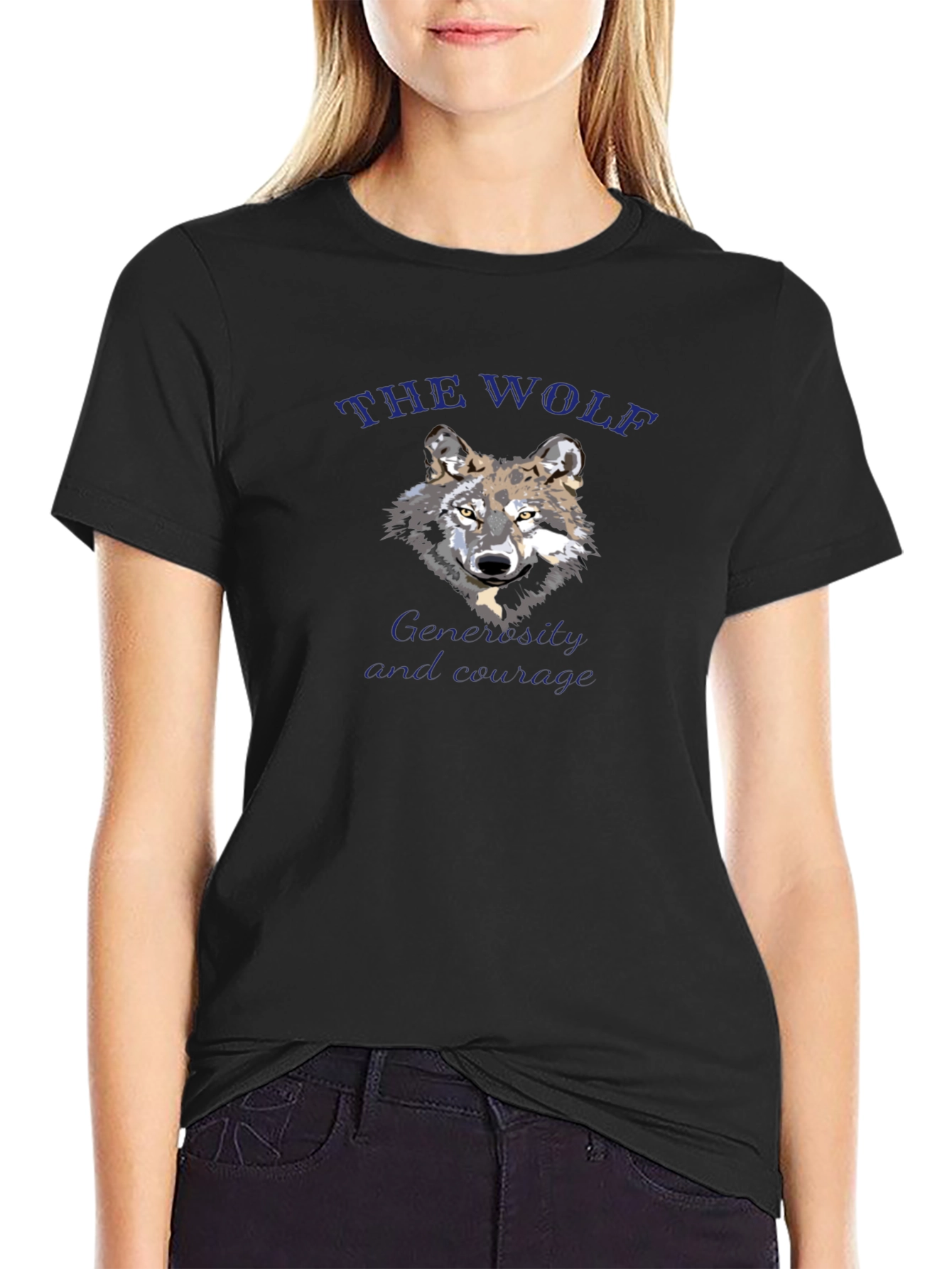 The Wolf Graphic Tee - Generosity and Courage