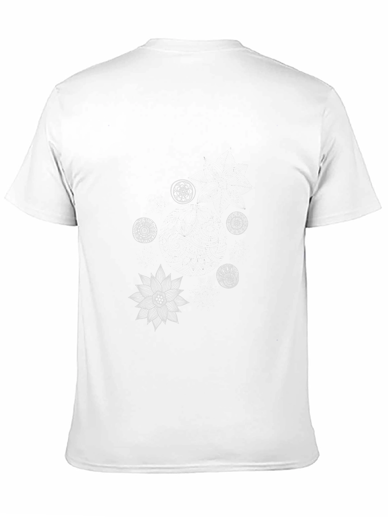 Geometric Pattern Black T-Shirt