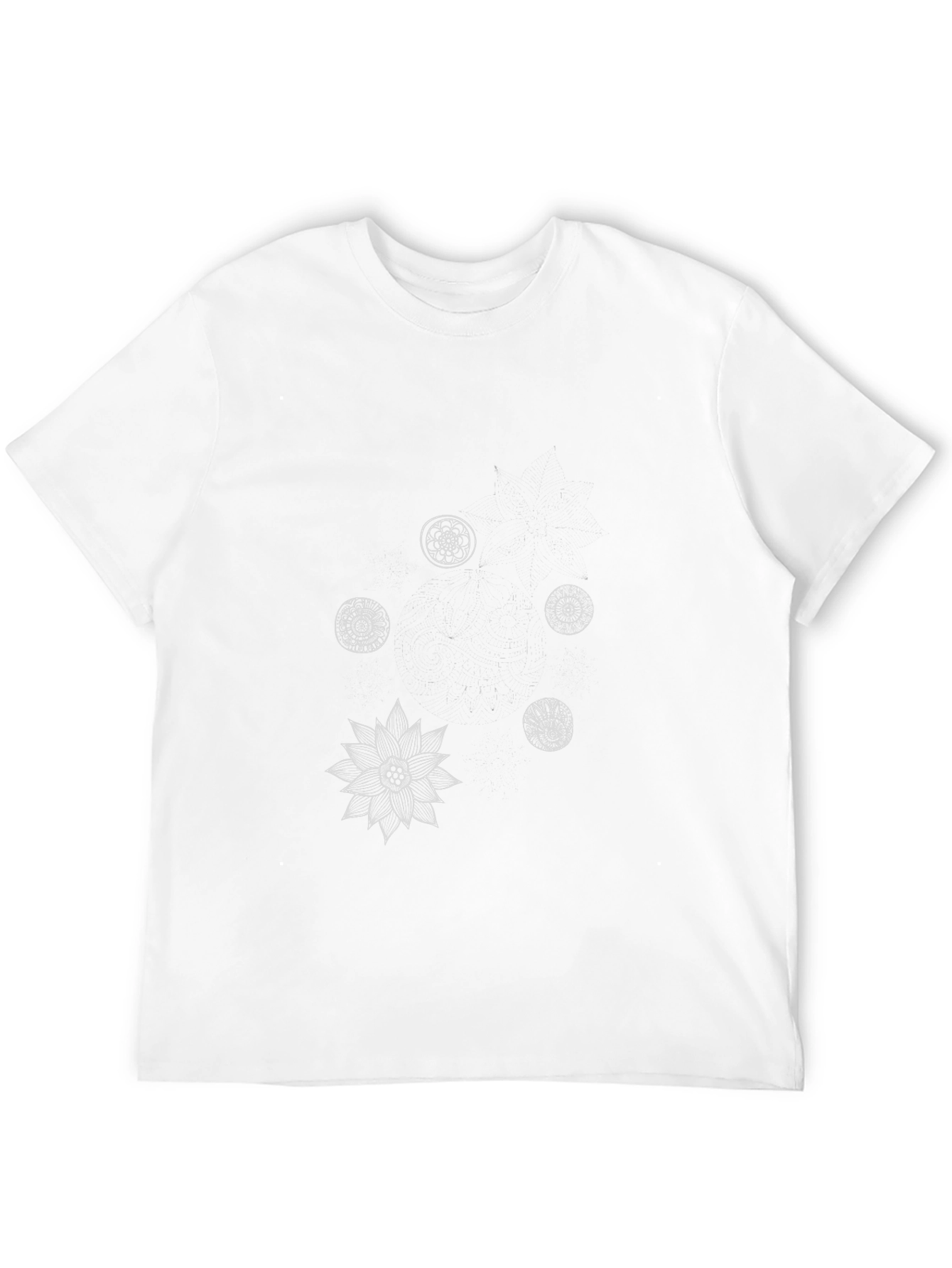 Geometric Pattern Black T-Shirt