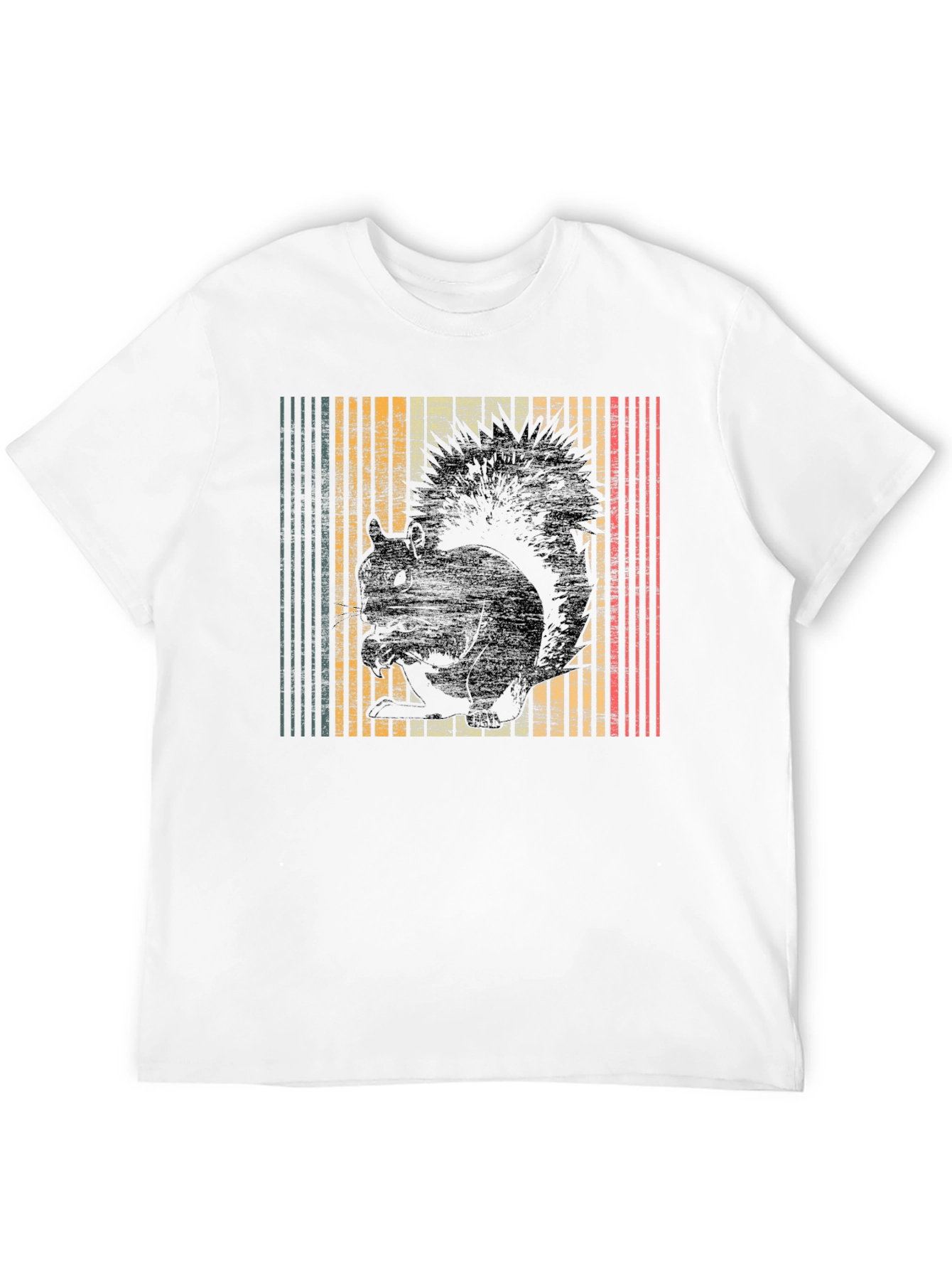 Retro Squirrel Graphic T-Shirt