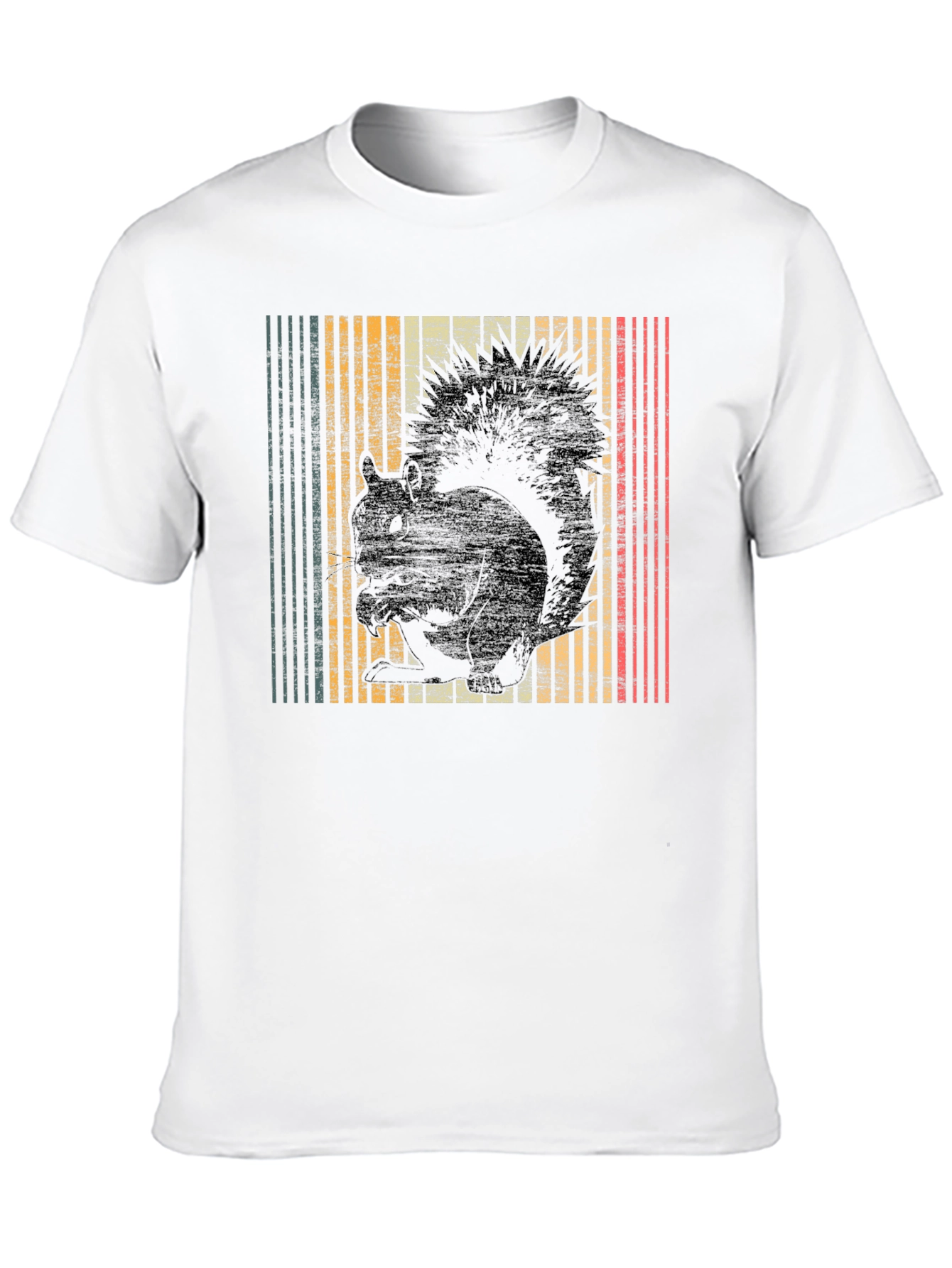 Retro Squirrel Graphic T-Shirt