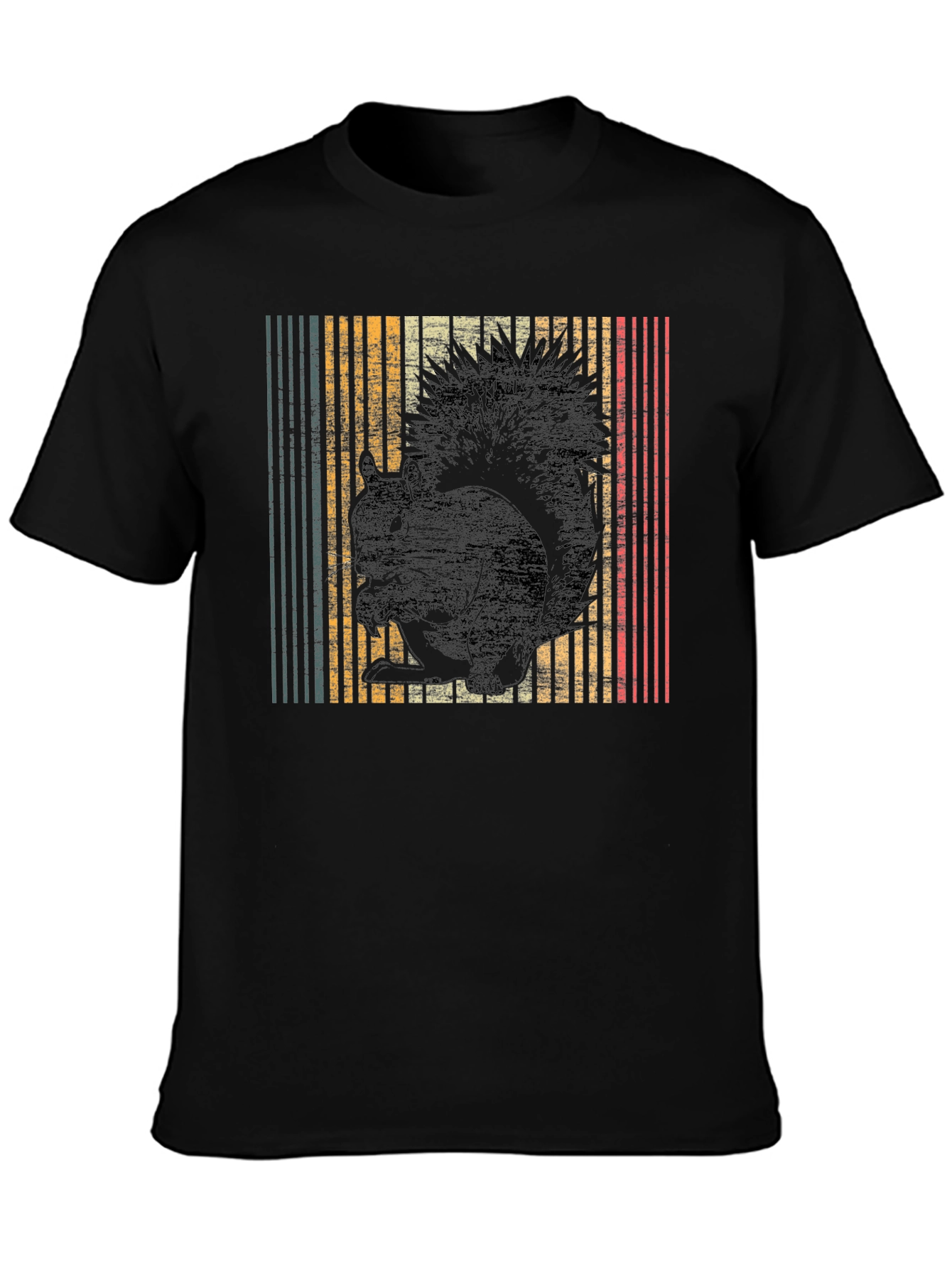 Retro Squirrel Graphic T-Shirt