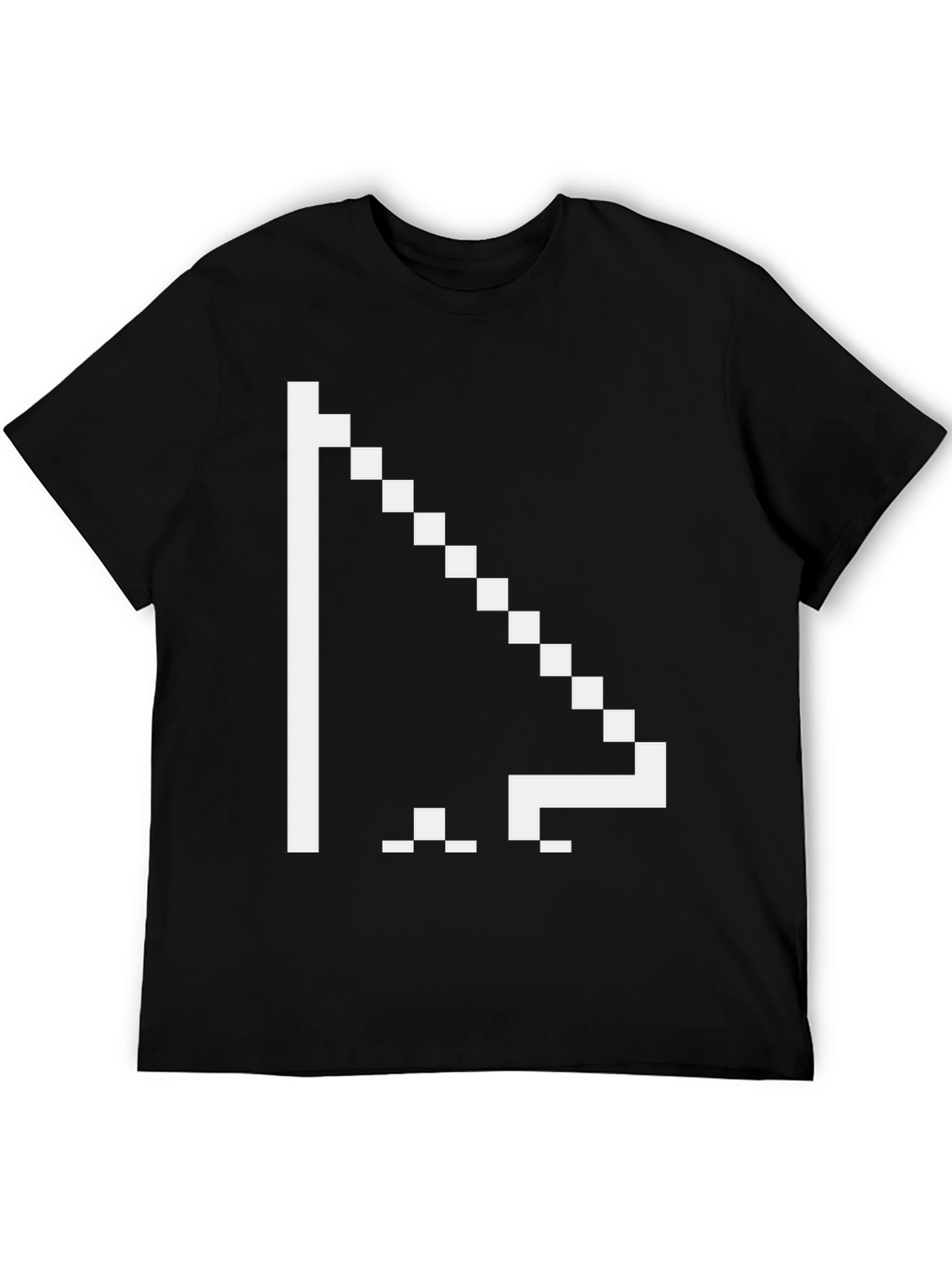 Pixel Cursor Graphic T-Shirt - Retro Gamer Style